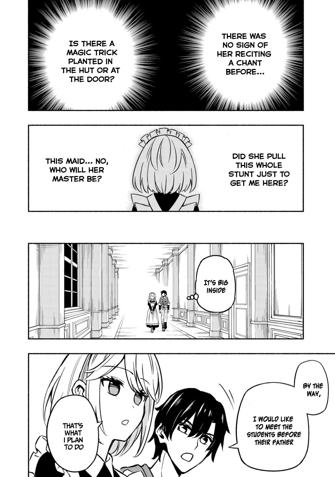 Maou Reijou no Kyouiku-gakari: Yuusha Gakuin wo Tsuihou sareta Heimin Kyoushi wa Maou no Musume-tachi no Katei Kyoushi to Naru Chap 2 - Next Chap 3