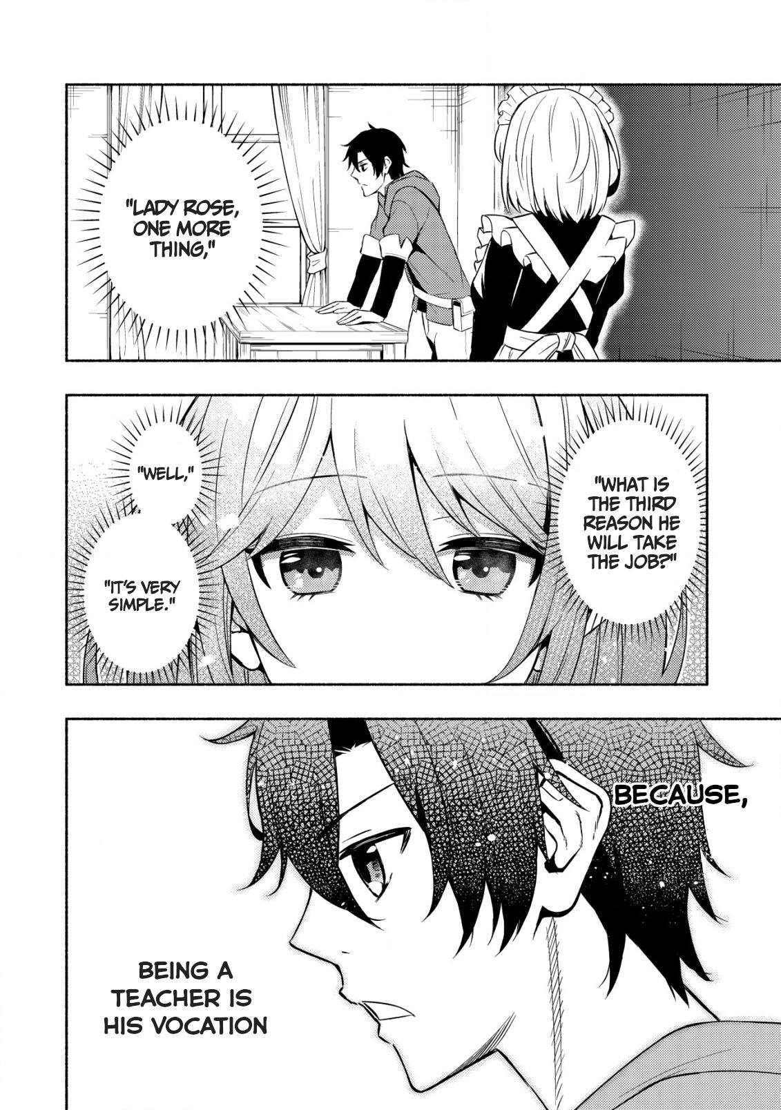 Maou Reijou no Kyouiku-gakari: Yuusha Gakuin wo Tsuihou sareta Heimin Kyoushi wa Maou no Musume-tachi no Katei Kyoushi to Naru Chap 3 - Next Chap 4