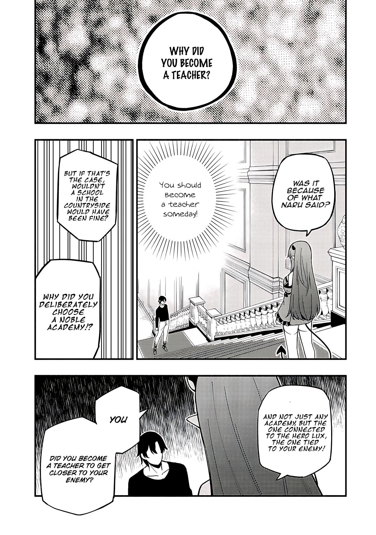 Maou Reijou no Kyouiku-gakari: Yuusha Gakuin wo Tsuihou sareta Heimin Kyoushi wa Maou no Musume-tachi no Katei Kyoushi to Naru Chap 16 - Next Chap 17