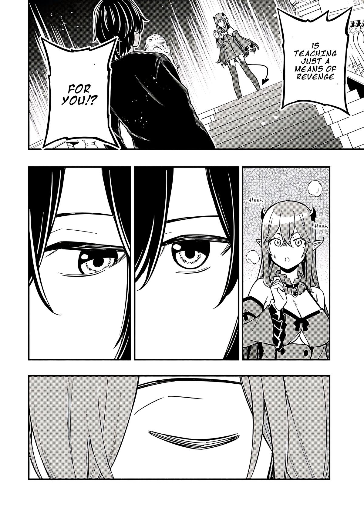 Maou Reijou no Kyouiku-gakari: Yuusha Gakuin wo Tsuihou sareta Heimin Kyoushi wa Maou no Musume-tachi no Katei Kyoushi to Naru Chap 16 - Next Chap 17