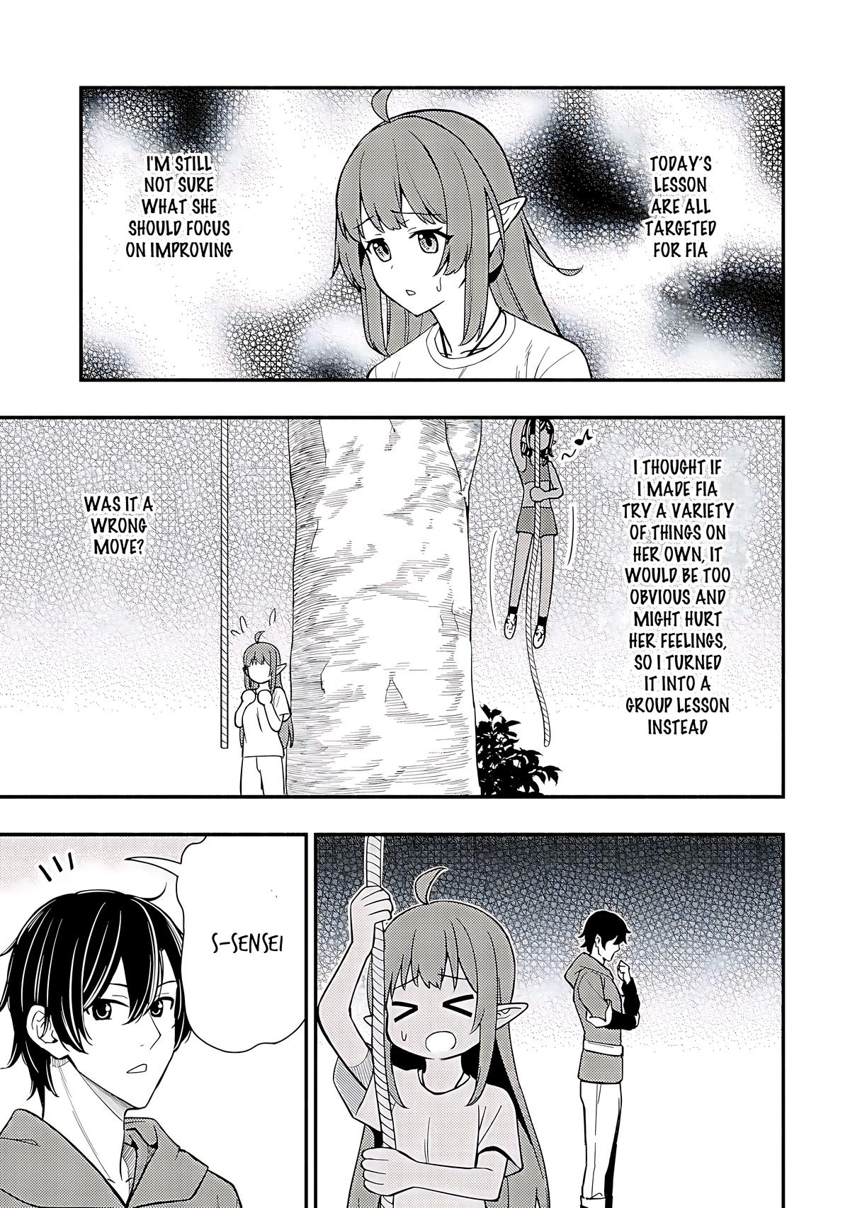 Maou Reijou no Kyouiku-gakari: Yuusha Gakuin wo Tsuihou sareta Heimin Kyoushi wa Maou no Musume-tachi no Katei Kyoushi to Naru Chap 19 - Next Chap 20