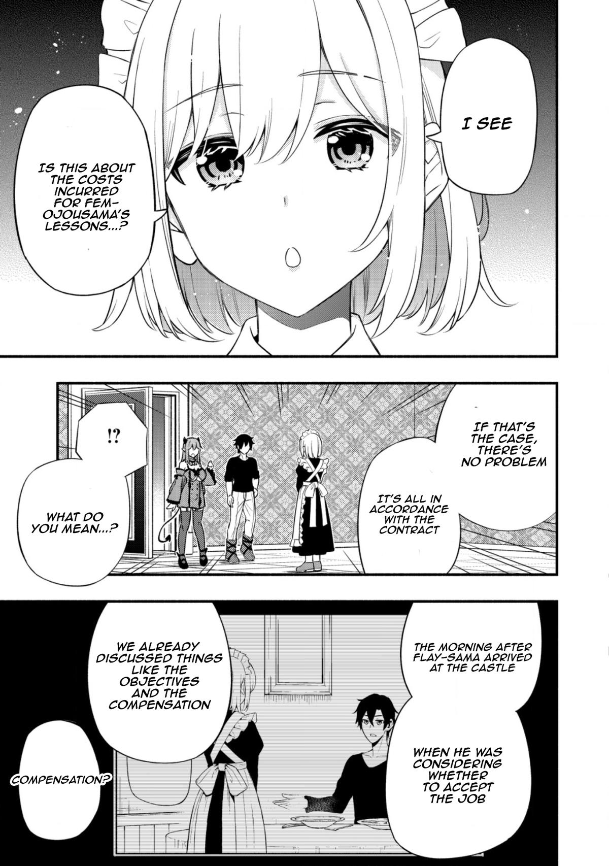 Maou Reijou no Kyouiku-gakari: Yuusha Gakuin wo Tsuihou sareta Heimin Kyoushi wa Maou no Musume-tachi no Katei Kyoushi to Naru Chap 10 - Next Chap 11
