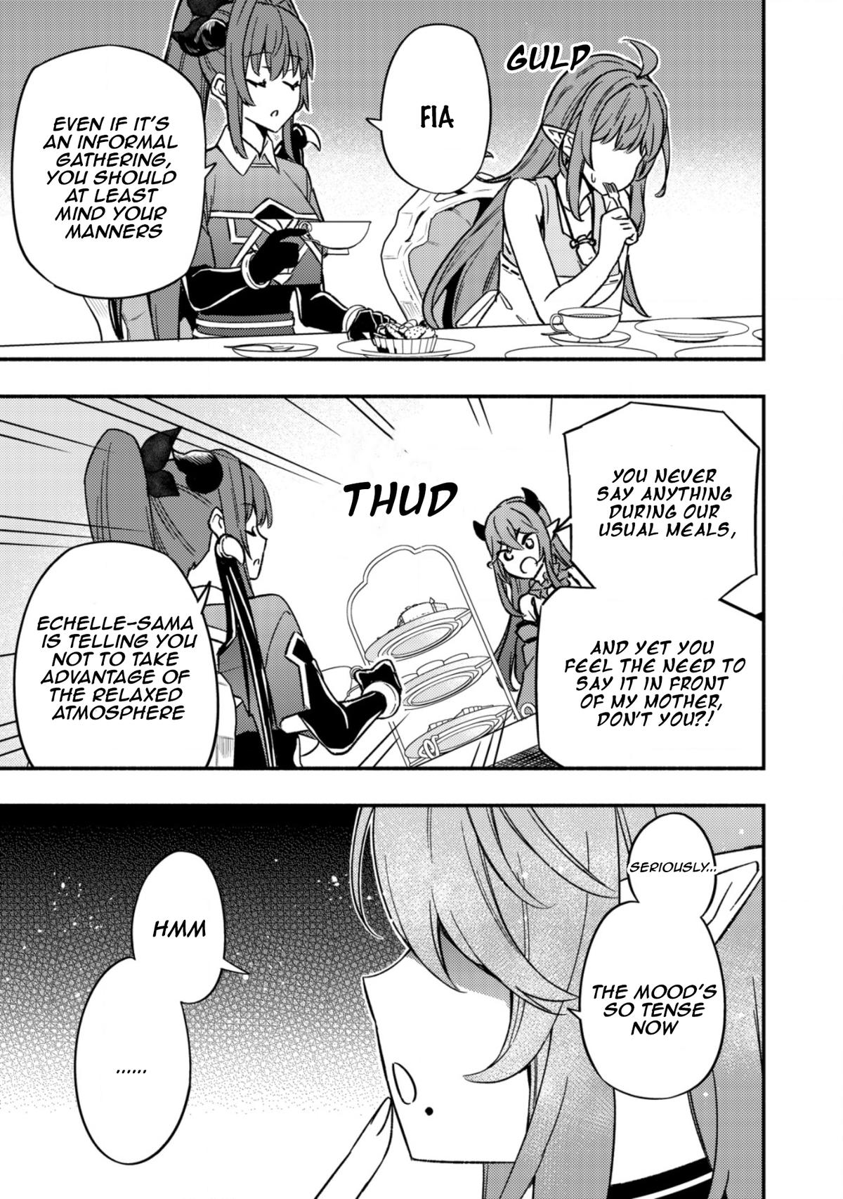 Maou Reijou no Kyouiku-gakari: Yuusha Gakuin wo Tsuihou sareta Heimin Kyoushi wa Maou no Musume-tachi no Katei Kyoushi to Naru Chap 12 - Next Chap 13