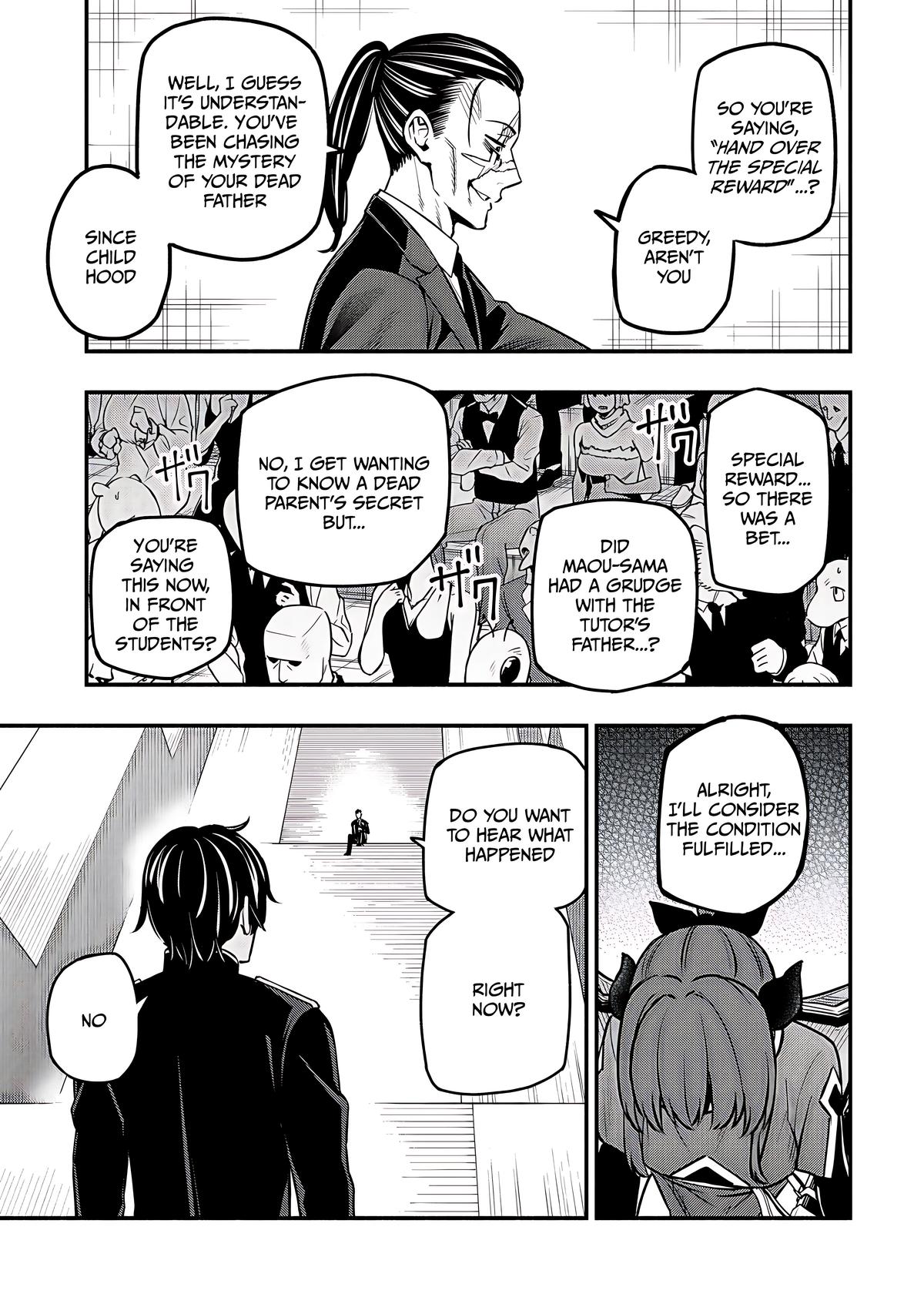 Maou Reijou no Kyouiku-gakari: Yuusha Gakuin wo Tsuihou sareta Heimin Kyoushi wa Maou no Musume-tachi no Katei Kyoushi to Naru Chap 27 - Next Chap 28