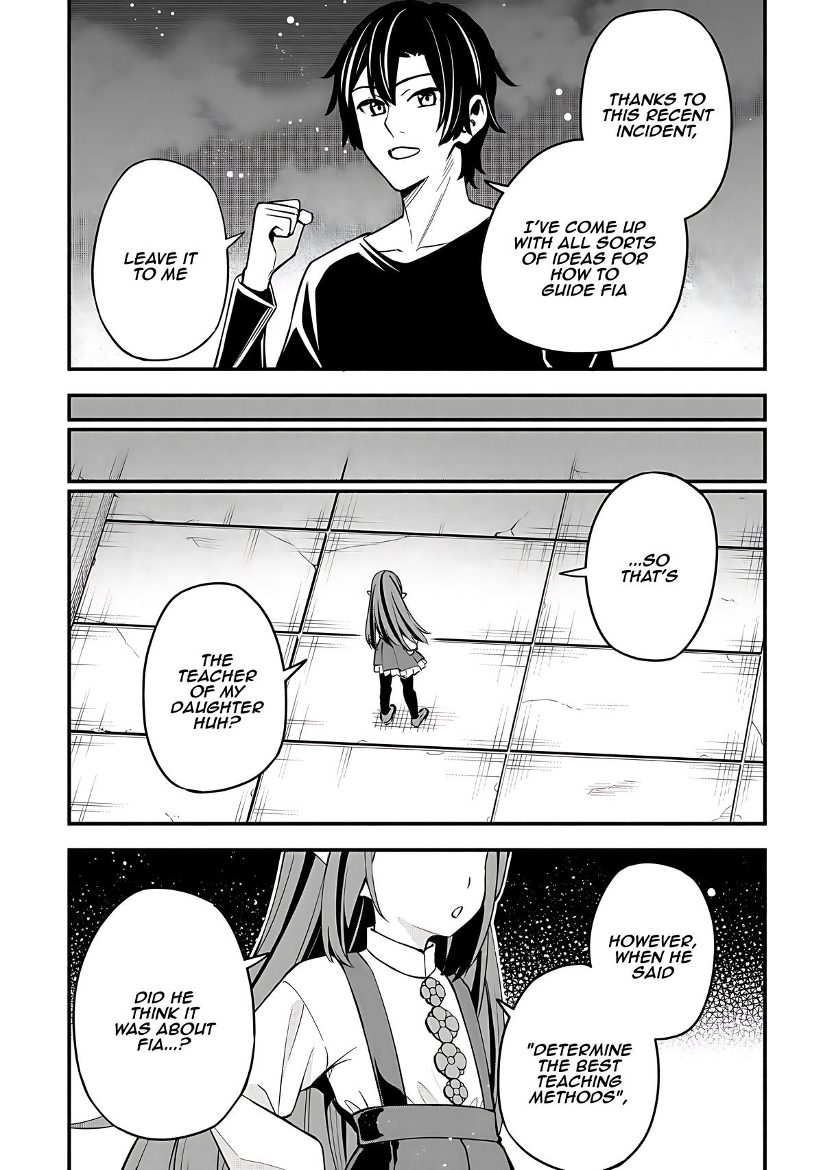 Maou Reijou no Kyouiku-gakari: Yuusha Gakuin wo Tsuihou sareta Heimin Kyoushi wa Maou no Musume-tachi no Katei Kyoushi to Naru Chap 24 - Next Chap 25