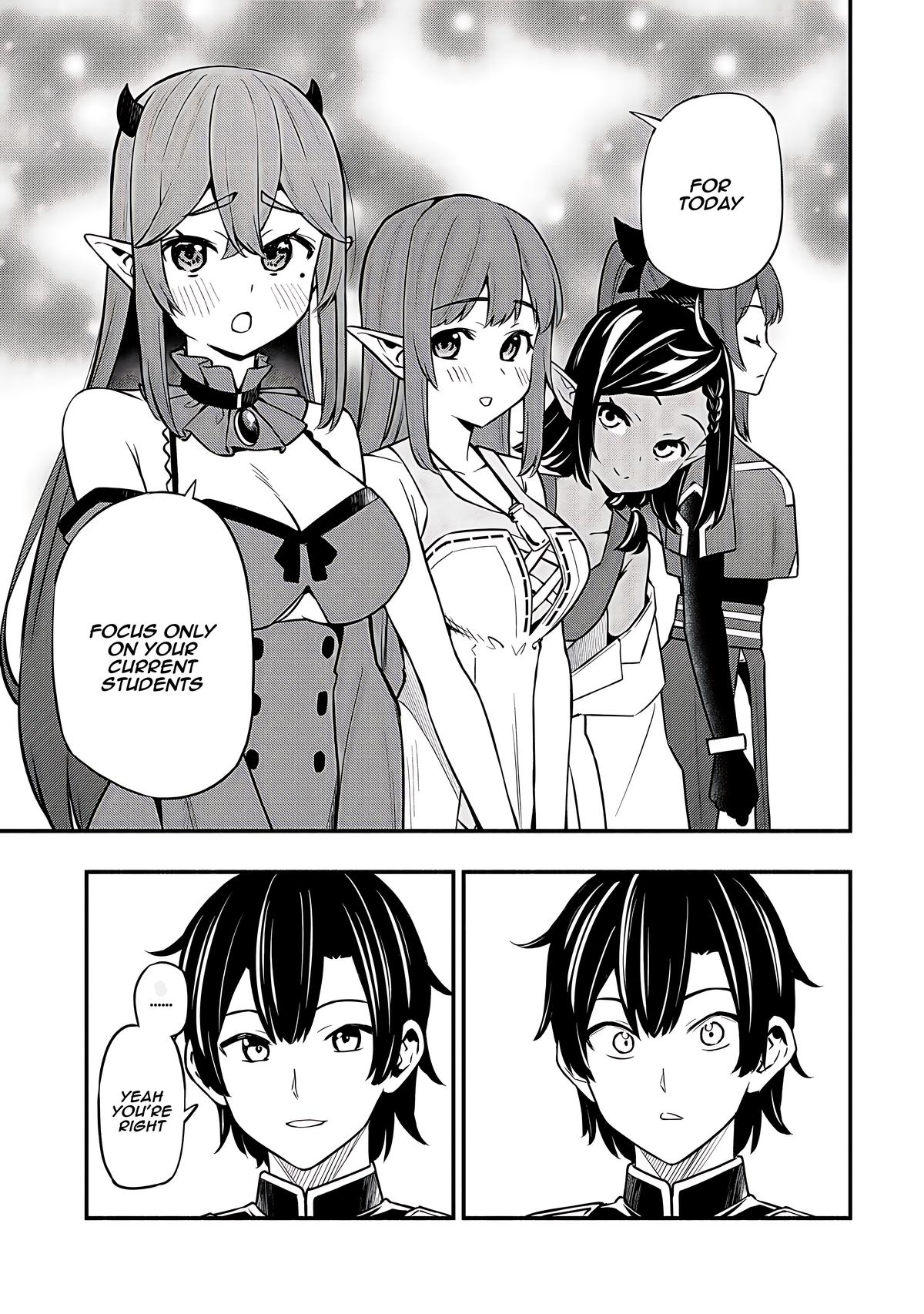 Maou Reijou no Kyouiku-gakari: Yuusha Gakuin wo Tsuihou sareta Heimin Kyoushi wa Maou no Musume-tachi no Katei Kyoushi to Naru Chap 25 - Next Chap 26