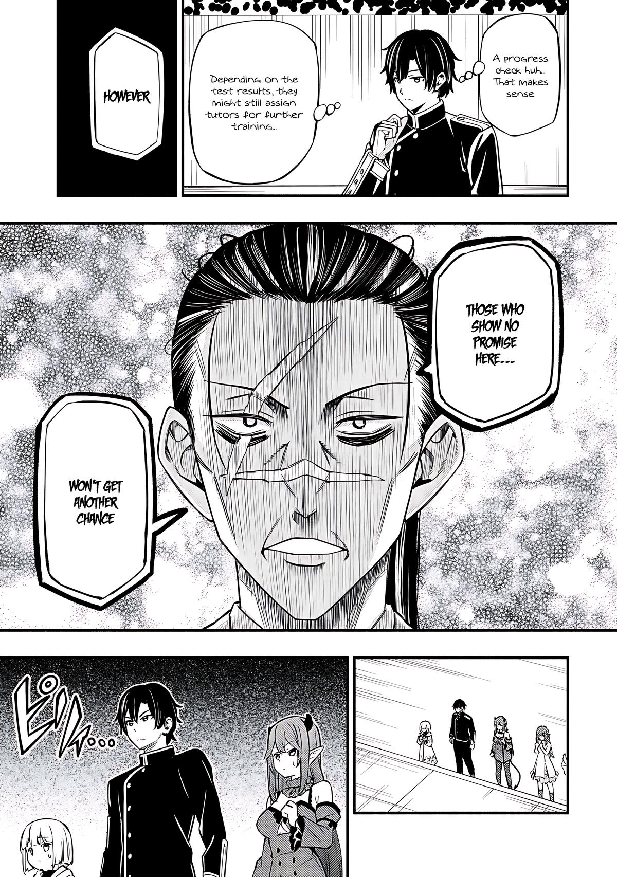 Maou Reijou no Kyouiku-gakari: Yuusha Gakuin wo Tsuihou sareta Heimin Kyoushi wa Maou no Musume-tachi no Katei Kyoushi to Naru Chap 25 - Next Chap 26