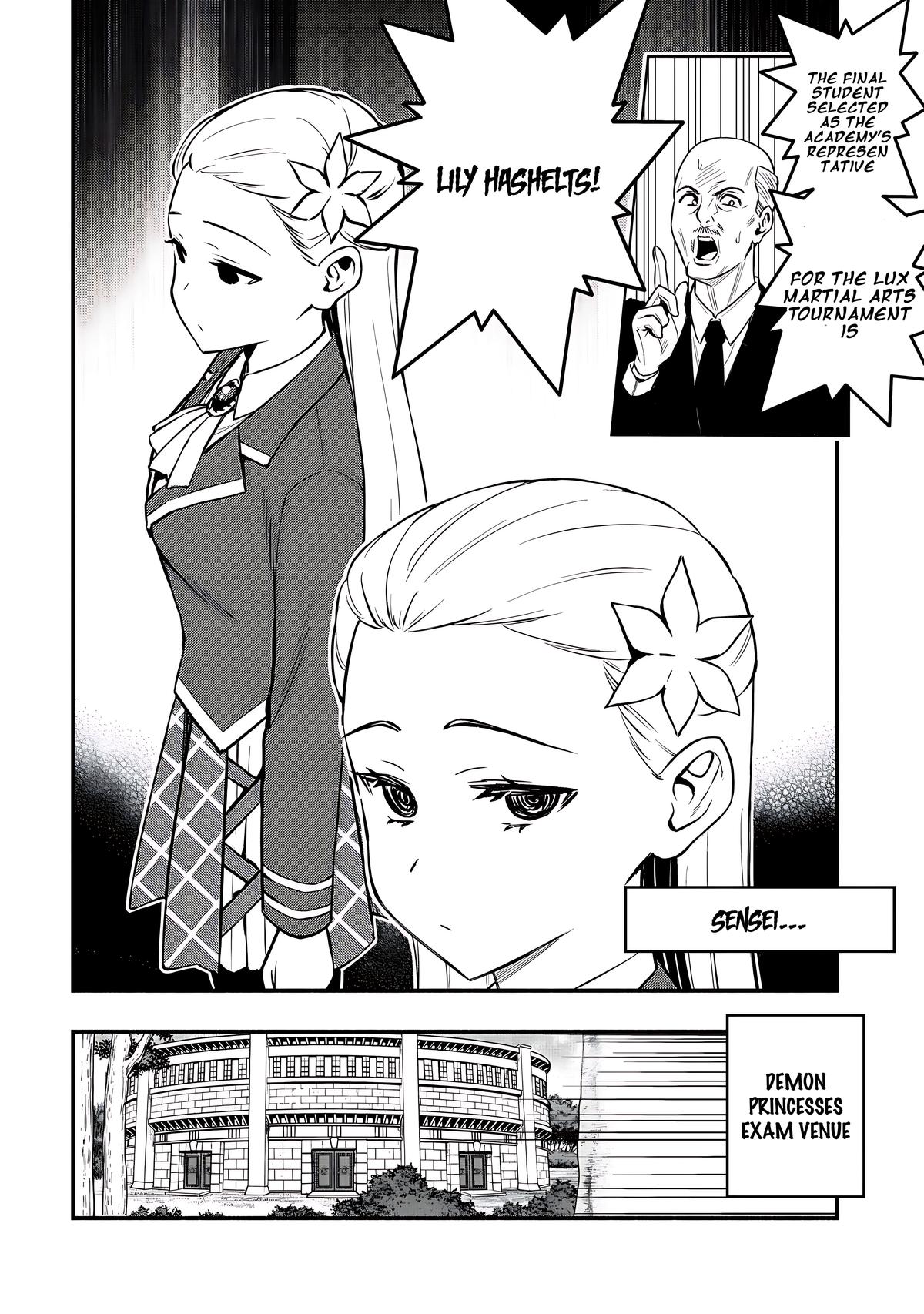 Maou Reijou no Kyouiku-gakari: Yuusha Gakuin wo Tsuihou sareta Heimin Kyoushi wa Maou no Musume-tachi no Katei Kyoushi to Naru Chap 25 - Next Chap 26
