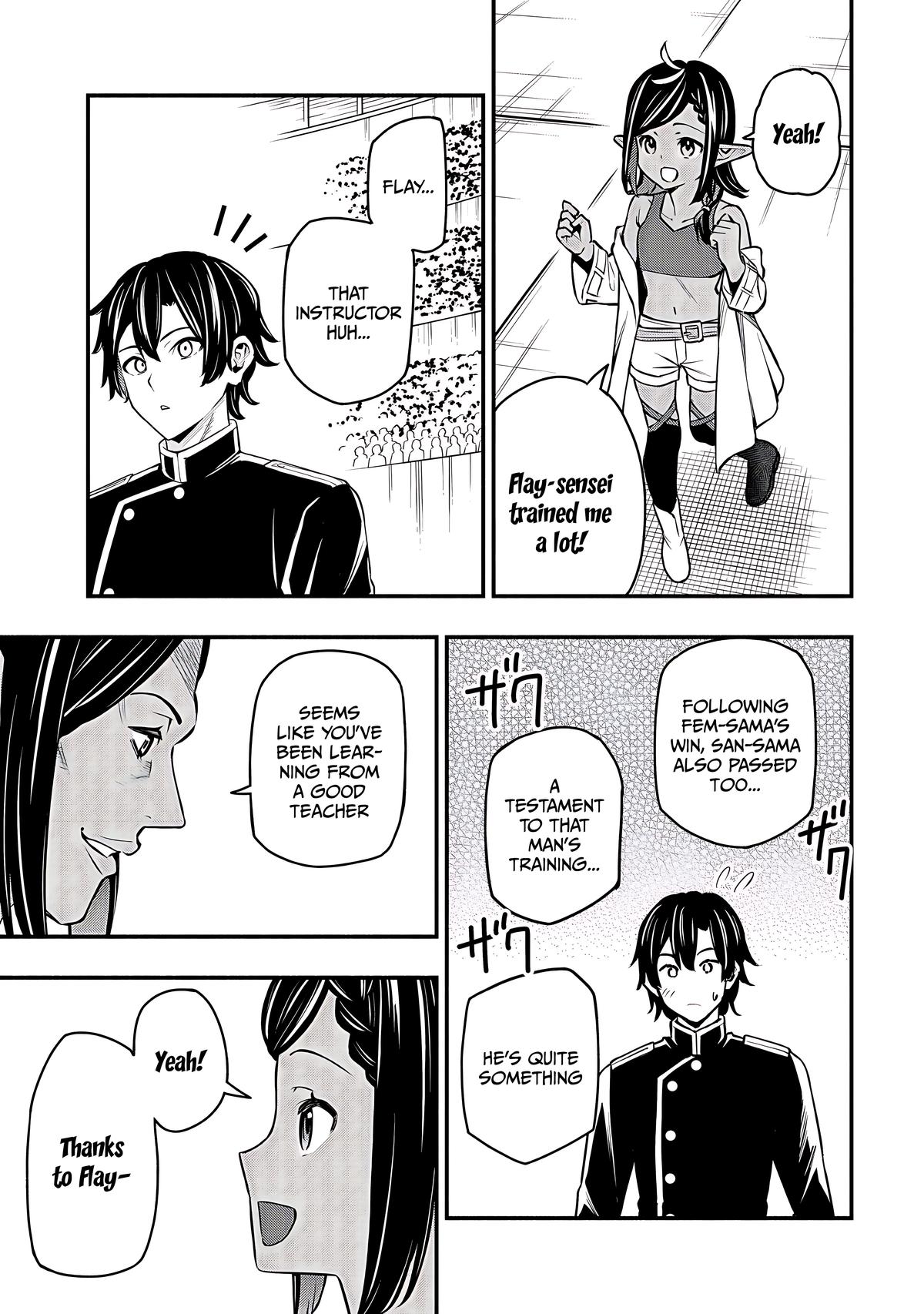 Maou Reijou no Kyouiku-gakari: Yuusha Gakuin wo Tsuihou sareta Heimin Kyoushi wa Maou no Musume-tachi no Katei Kyoushi to Naru Chap 26 - Next Chap 27