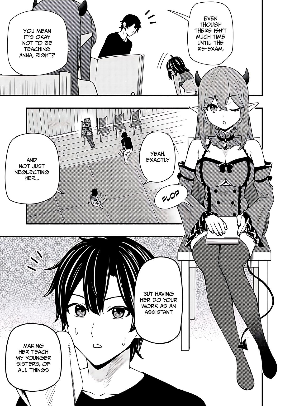 Maou Reijou no Kyouiku-gakari: Yuusha Gakuin wo Tsuihou sareta Heimin Kyoushi wa Maou no Musume-tachi no Katei Kyoushi to Naru Chap 28 - Next Chap 29
