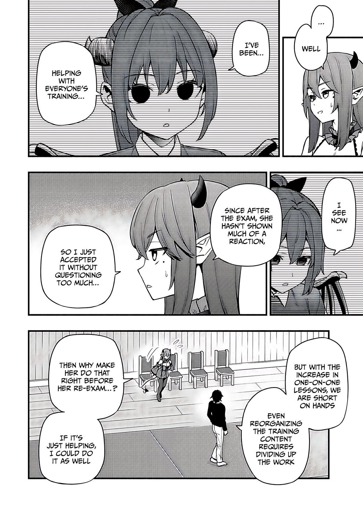 Maou Reijou no Kyouiku-gakari: Yuusha Gakuin wo Tsuihou sareta Heimin Kyoushi wa Maou no Musume-tachi no Katei Kyoushi to Naru Chap 28 - Next Chap 29