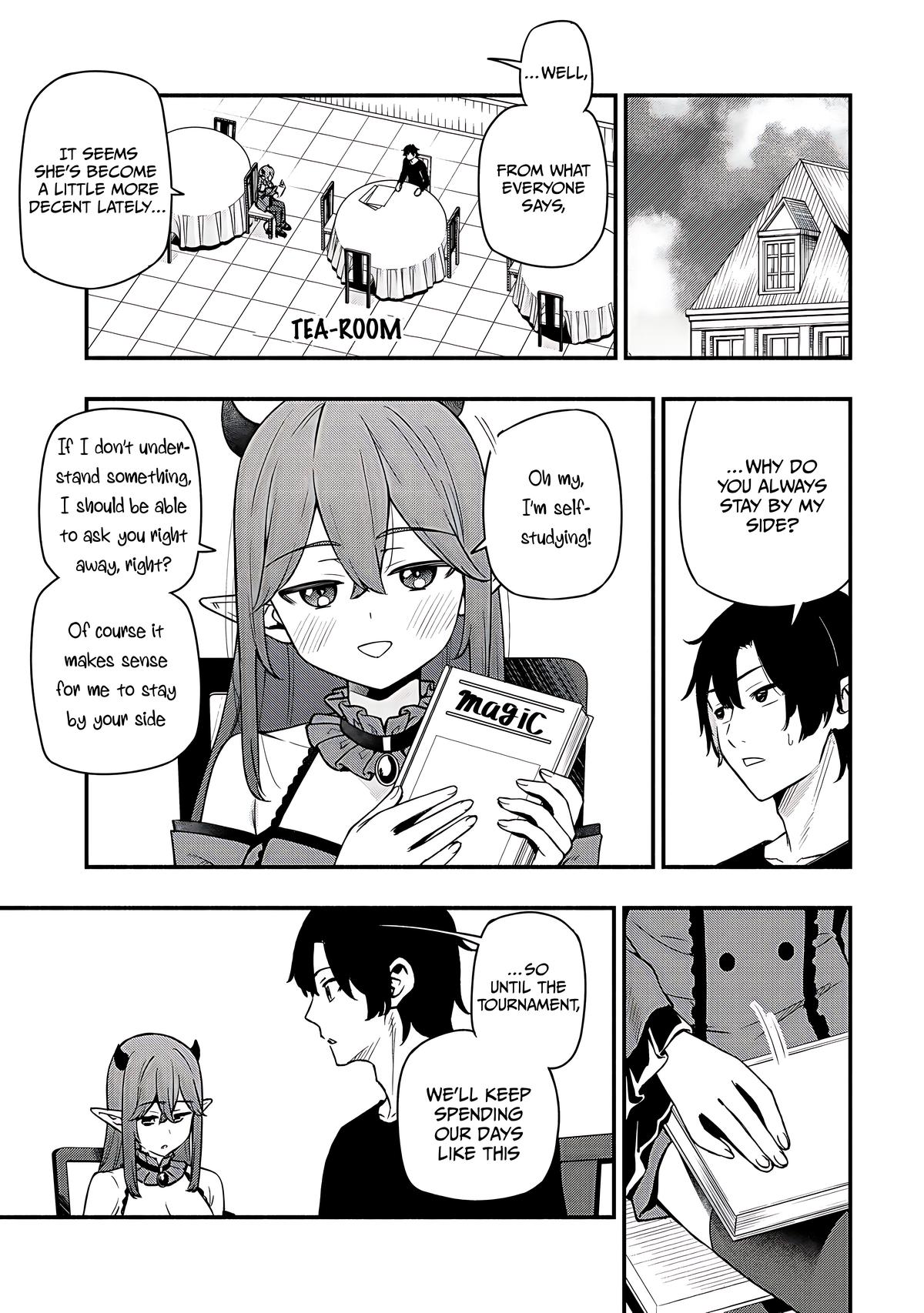 Maou Reijou no Kyouiku-gakari: Yuusha Gakuin wo Tsuihou sareta Heimin Kyoushi wa Maou no Musume-tachi no Katei Kyoushi to Naru Chap 28 - Next Chap 29