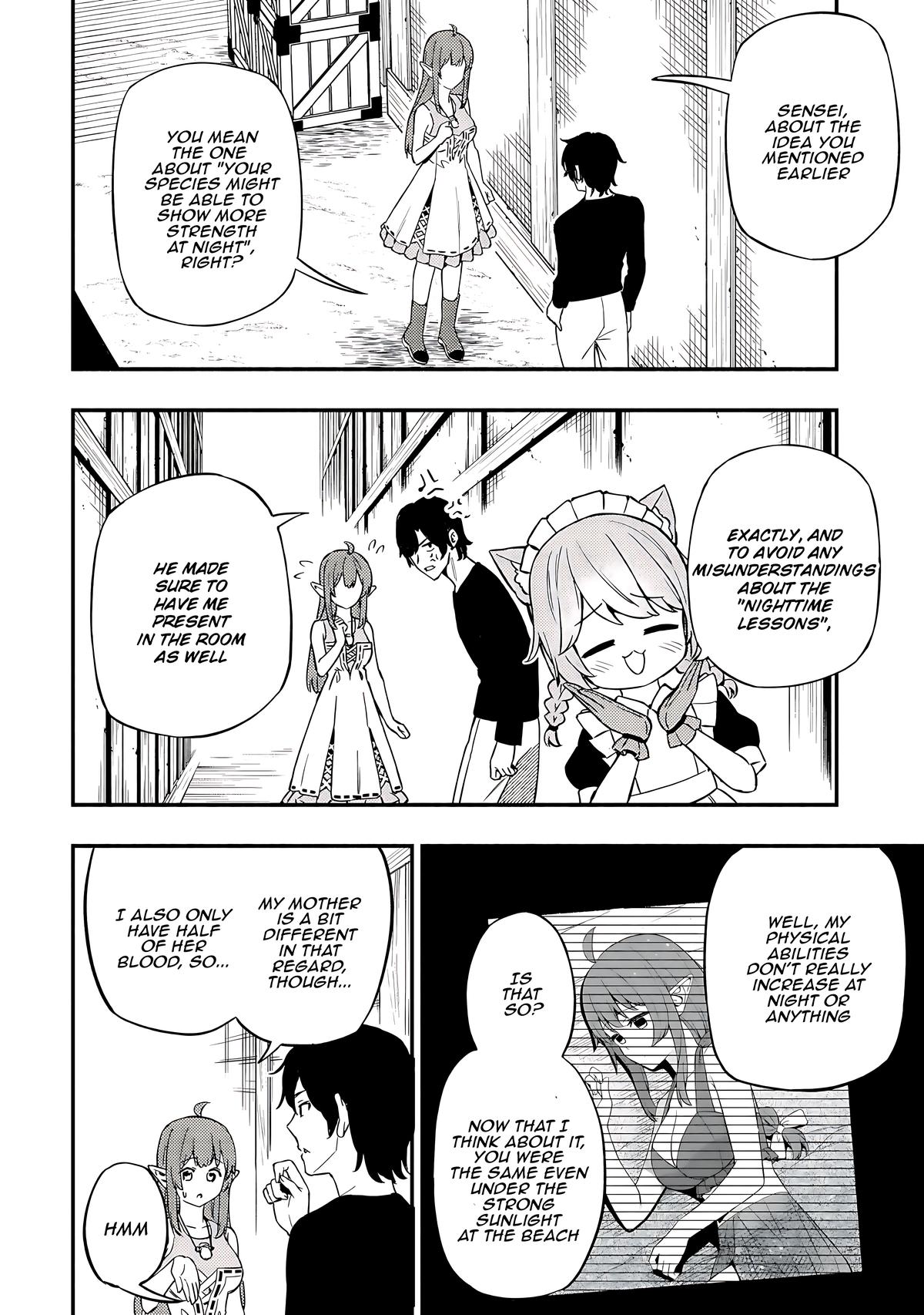 Maou Reijou no Kyouiku-gakari: Yuusha Gakuin wo Tsuihou sareta Heimin Kyoushi wa Maou no Musume-tachi no Katei Kyoushi to Naru Chap 21 - Next Chap 22