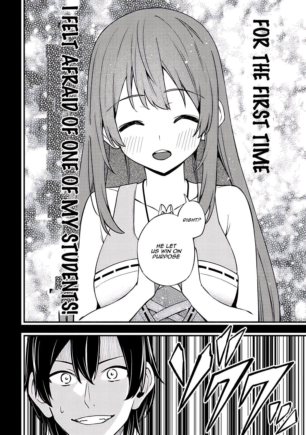 Maou Reijou no Kyouiku-gakari: Yuusha Gakuin wo Tsuihou sareta Heimin Kyoushi wa Maou no Musume-tachi no Katei Kyoushi to Naru Chap 23 - Next Chap 24