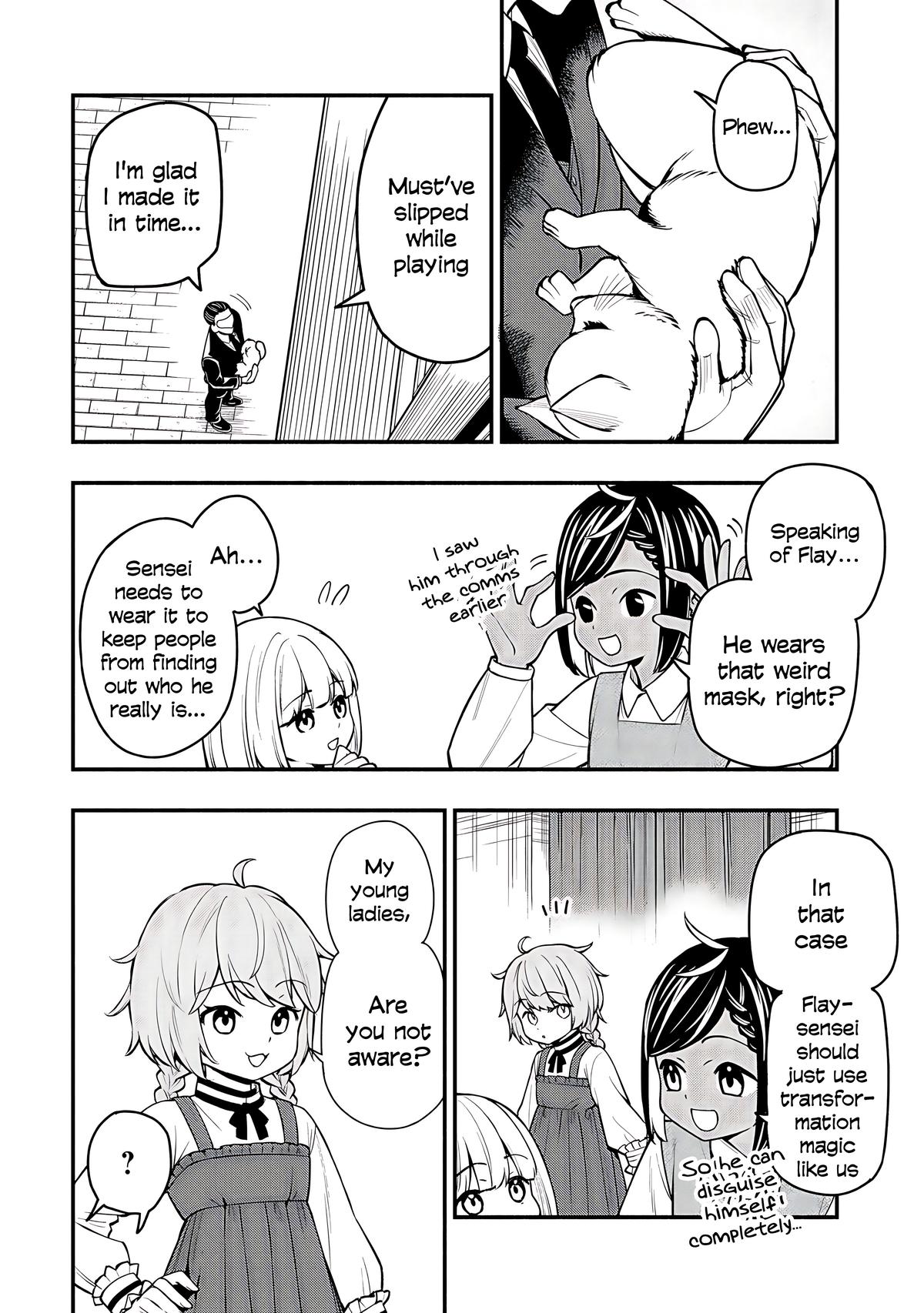 Maou Reijou no Kyouiku-gakari: Yuusha Gakuin wo Tsuihou sareta Heimin Kyoushi wa Maou no Musume-tachi no Katei Kyoushi to Naru Chap 31 - Next Chap 32