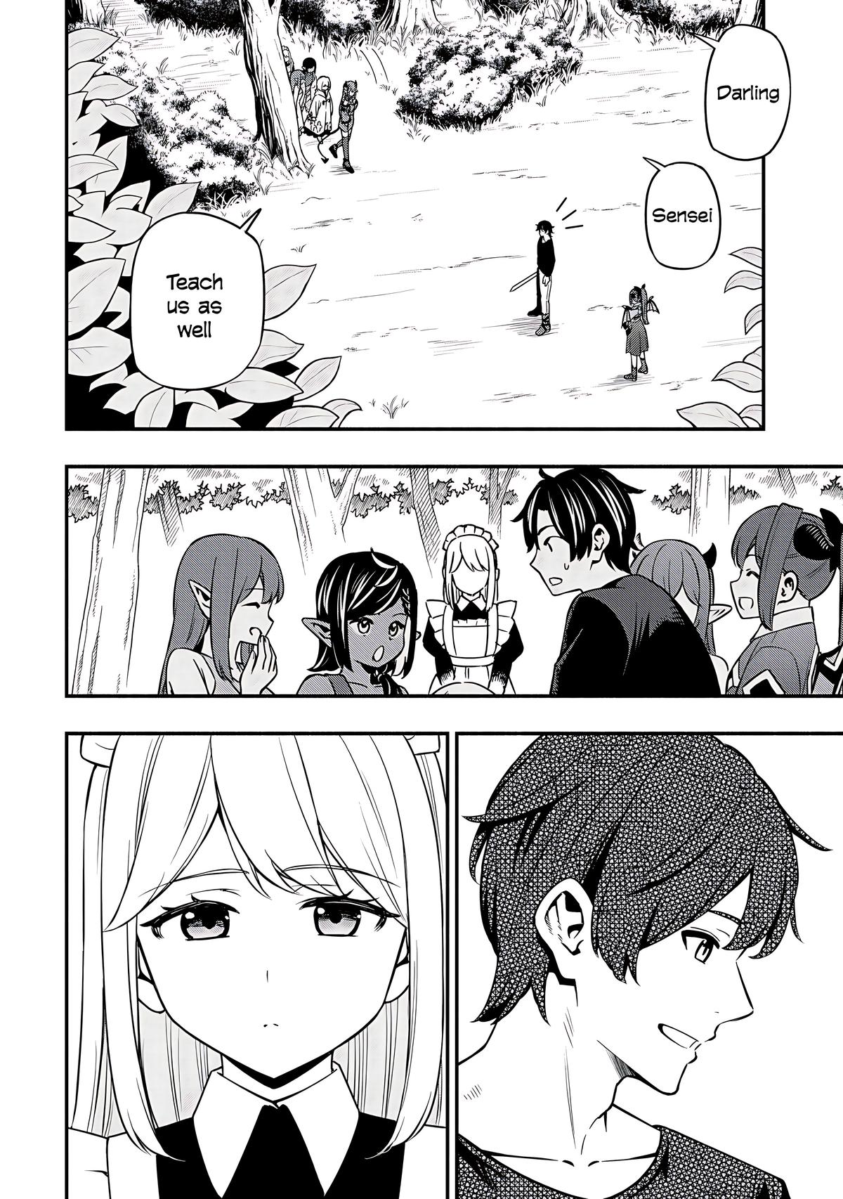 Maou Reijou no Kyouiku-gakari: Yuusha Gakuin wo Tsuihou sareta Heimin Kyoushi wa Maou no Musume-tachi no Katei Kyoushi to Naru Chap 33 - Next Chap 34