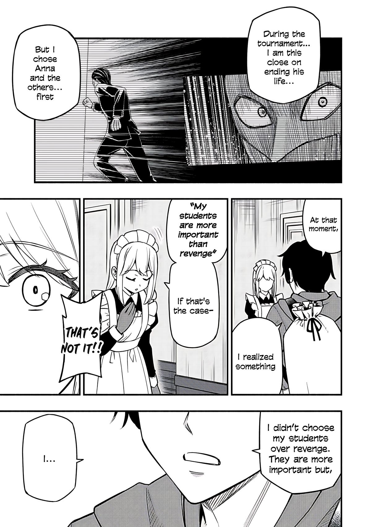 Maou Reijou no Kyouiku-gakari: Yuusha Gakuin wo Tsuihou sareta Heimin Kyoushi wa Maou no Musume-tachi no Katei Kyoushi to Naru Chap 33 - Next Chap 34