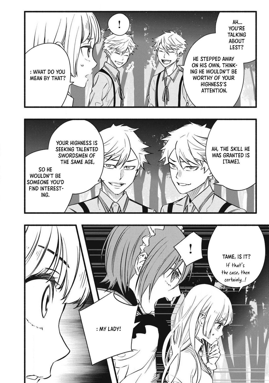 Game Chuuban de Shinu Akuyaku Kizoku ni Tensei shita node, Hazure Skill