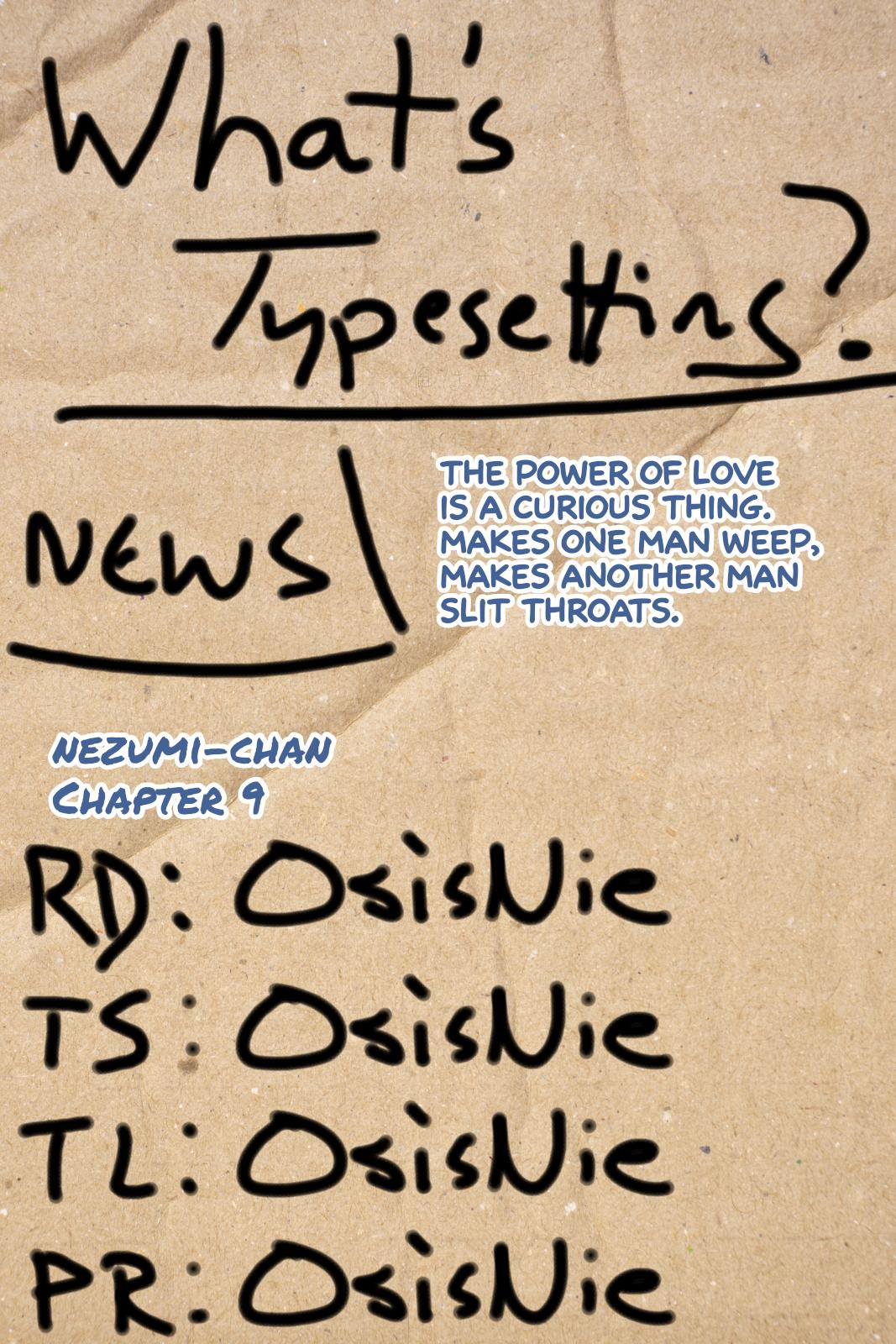 Nezumi no Hatsukoi Chap 9 - Next Chap 10