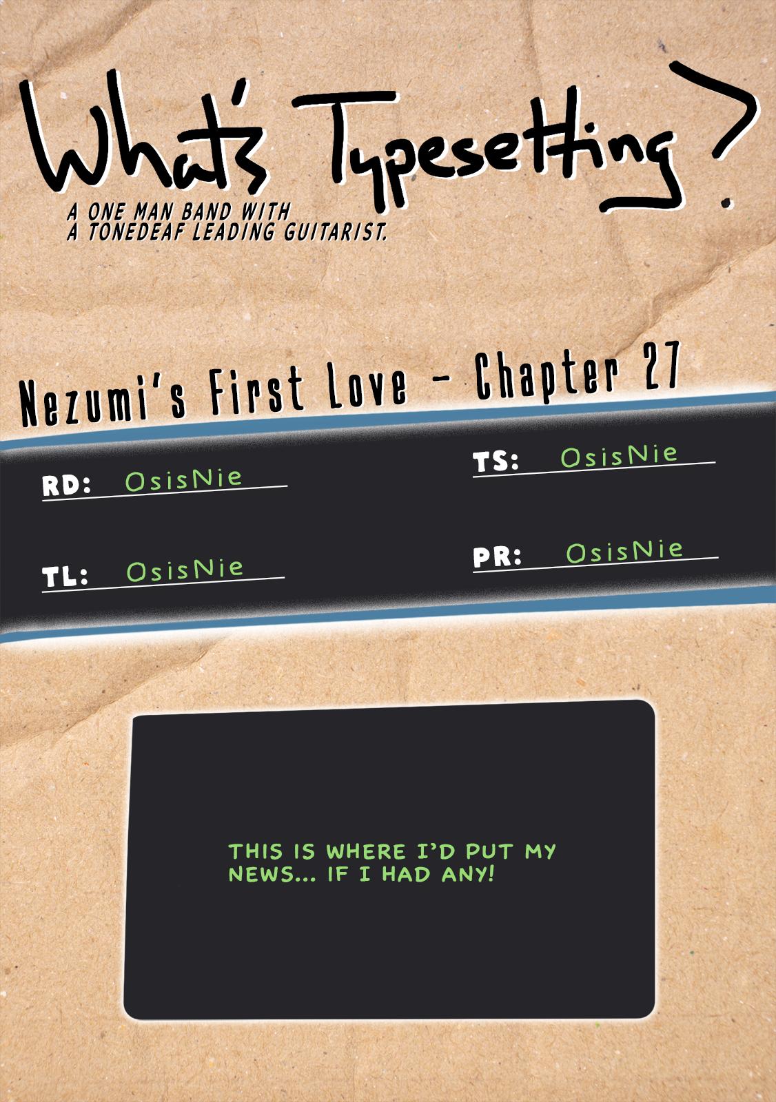 Nezumi no Hatsukoi Chap 27 - Next Chap 28