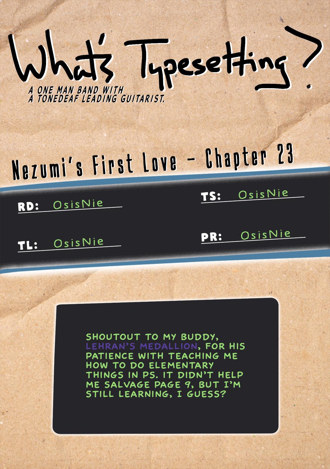 Nezumi no Hatsukoi Chap 23 - Next Chap 24