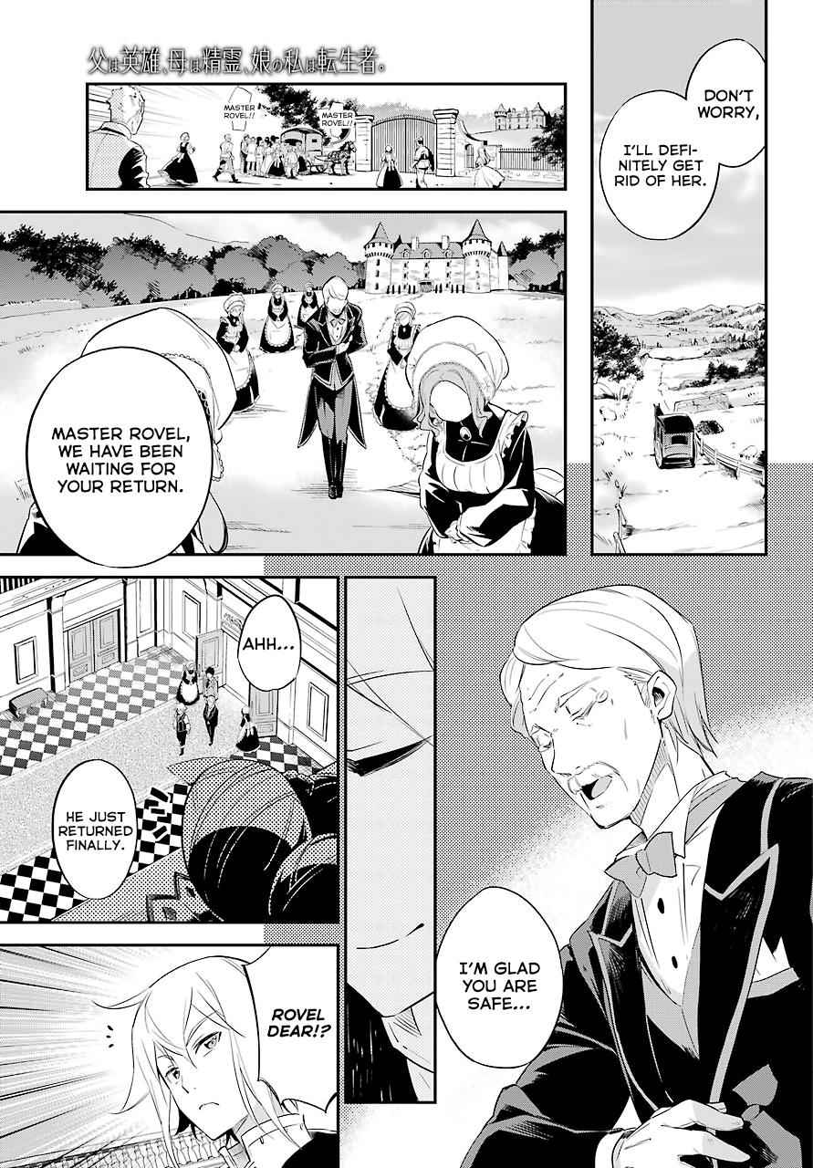 Chichi wa Eiyuu, Haha wa Seirei, Musume no Watashi wa Tenseisha. Chap 2 - Next Chap 3