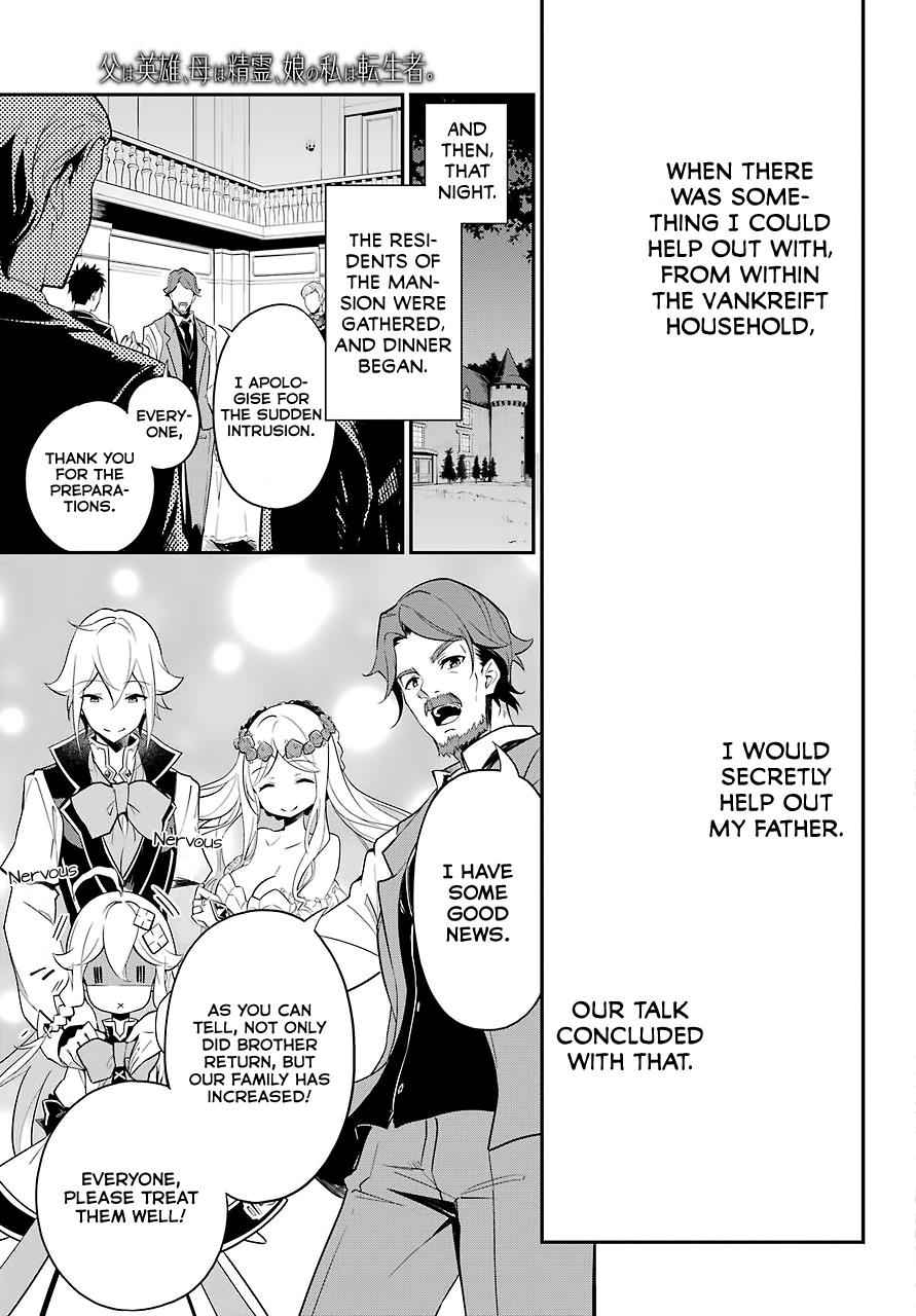 Chichi wa Eiyuu, Haha wa Seirei, Musume no Watashi wa Tenseisha. Chap 8 - Next Chap 9