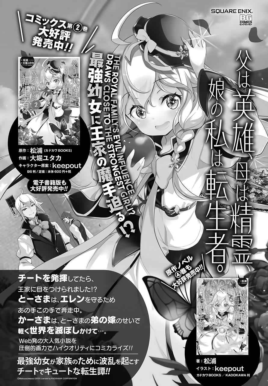 Chichi wa Eiyuu, Haha wa Seirei, Musume no Watashi wa Tenseisha. Chap 17 - Next Chap 18