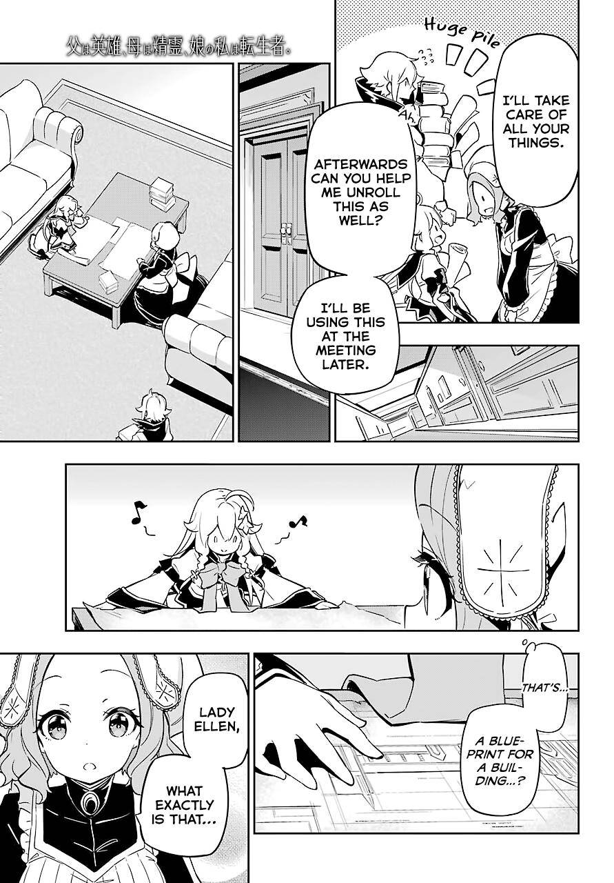 Chichi wa Eiyuu, Haha wa Seirei, Musume no Watashi wa Tenseisha. Chap 23 - Next Chap 24
