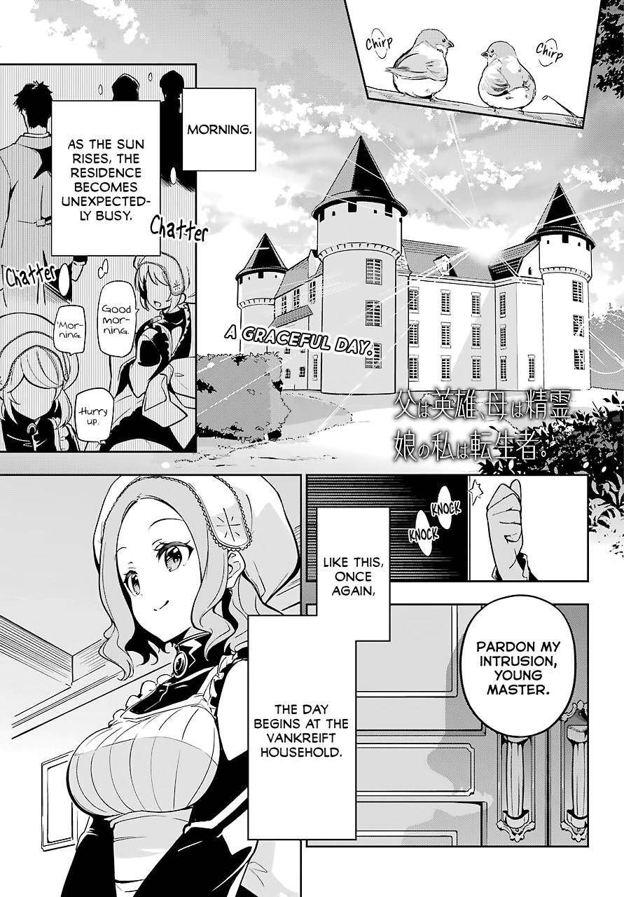 Chichi wa Eiyuu, Haha wa Seirei, Musume no Watashi wa Tenseisha. Chap 23 - Next Chap 24