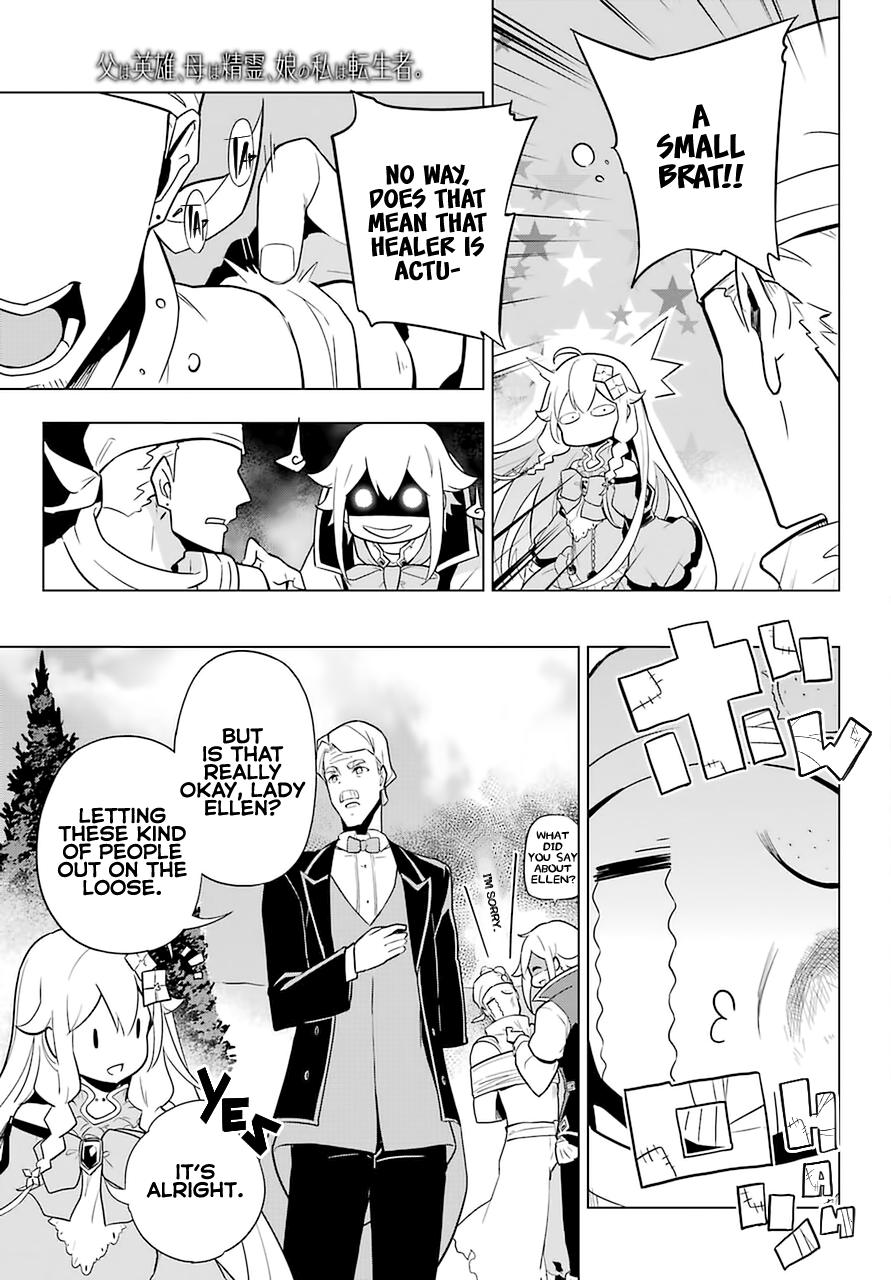 Chichi wa Eiyuu, Haha wa Seirei, Musume no Watashi wa Tenseisha. Chap 35 - Next Chap 36
