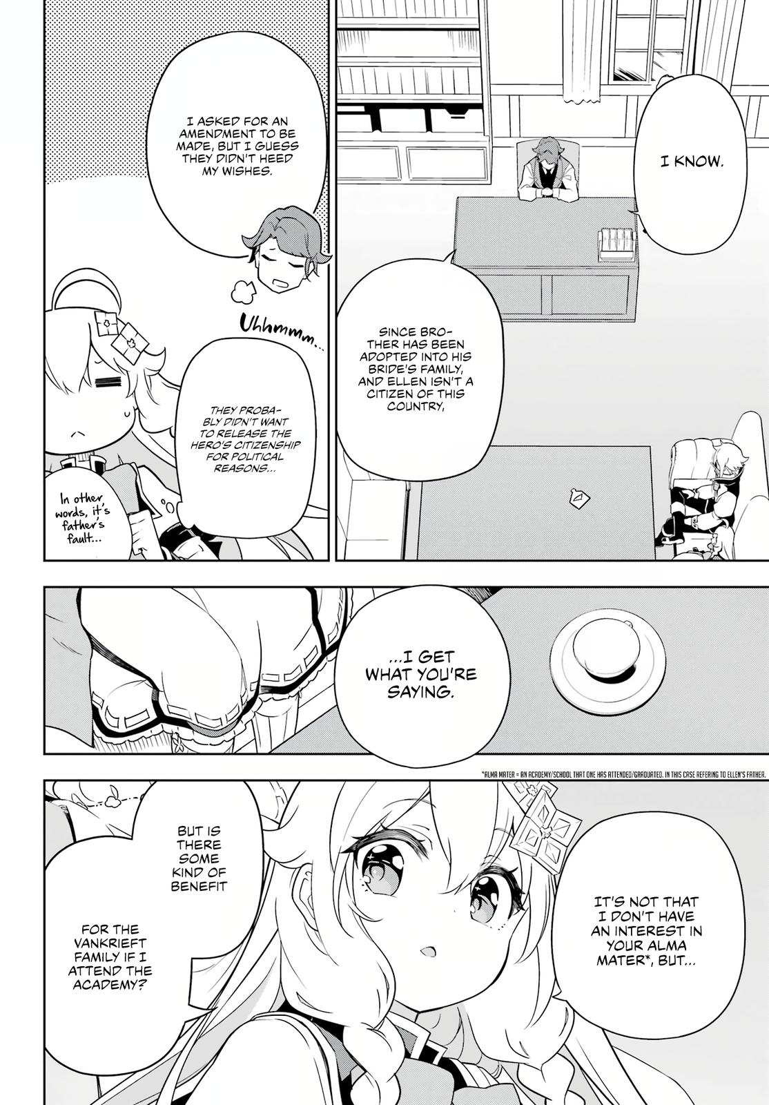 Chichi wa Eiyuu, Haha wa Seirei, Musume no Watashi wa Tenseisha. Chap 40 - Next Chap 41
