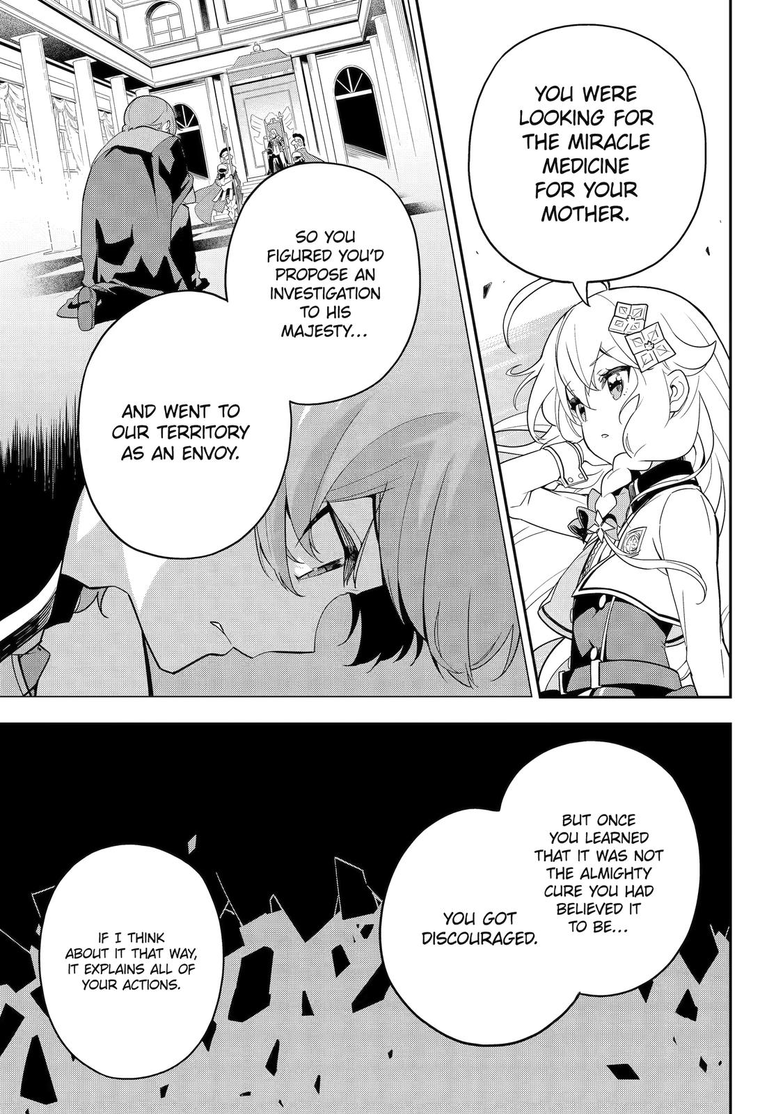 Chichi wa Eiyuu, Haha wa Seirei, Musume no Watashi wa Tenseisha. Chap 49 - Next Chap 50