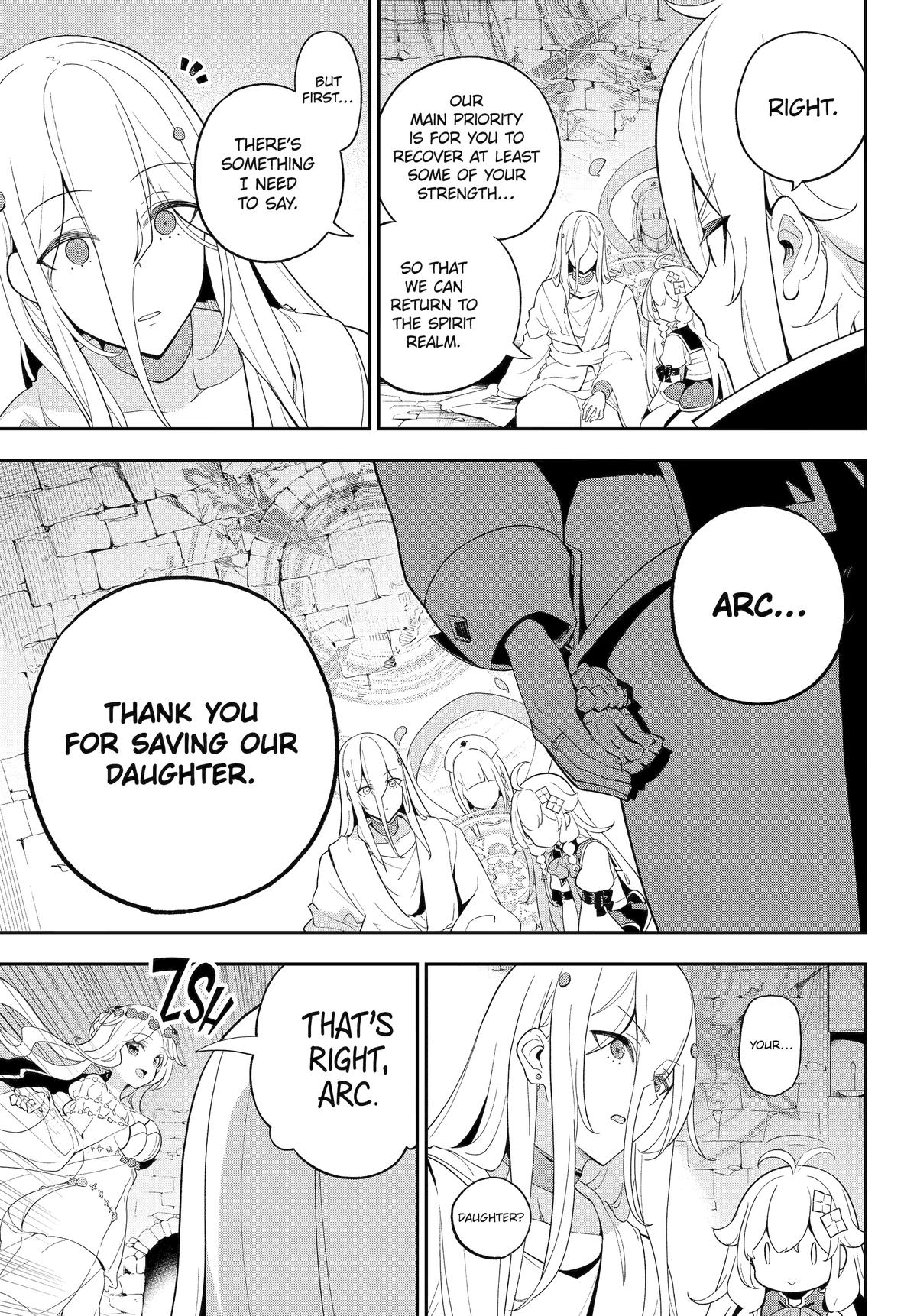 Chichi wa Eiyuu, Haha wa Seirei, Musume no Watashi wa Tenseisha. Chap 60 - Next Chap 61