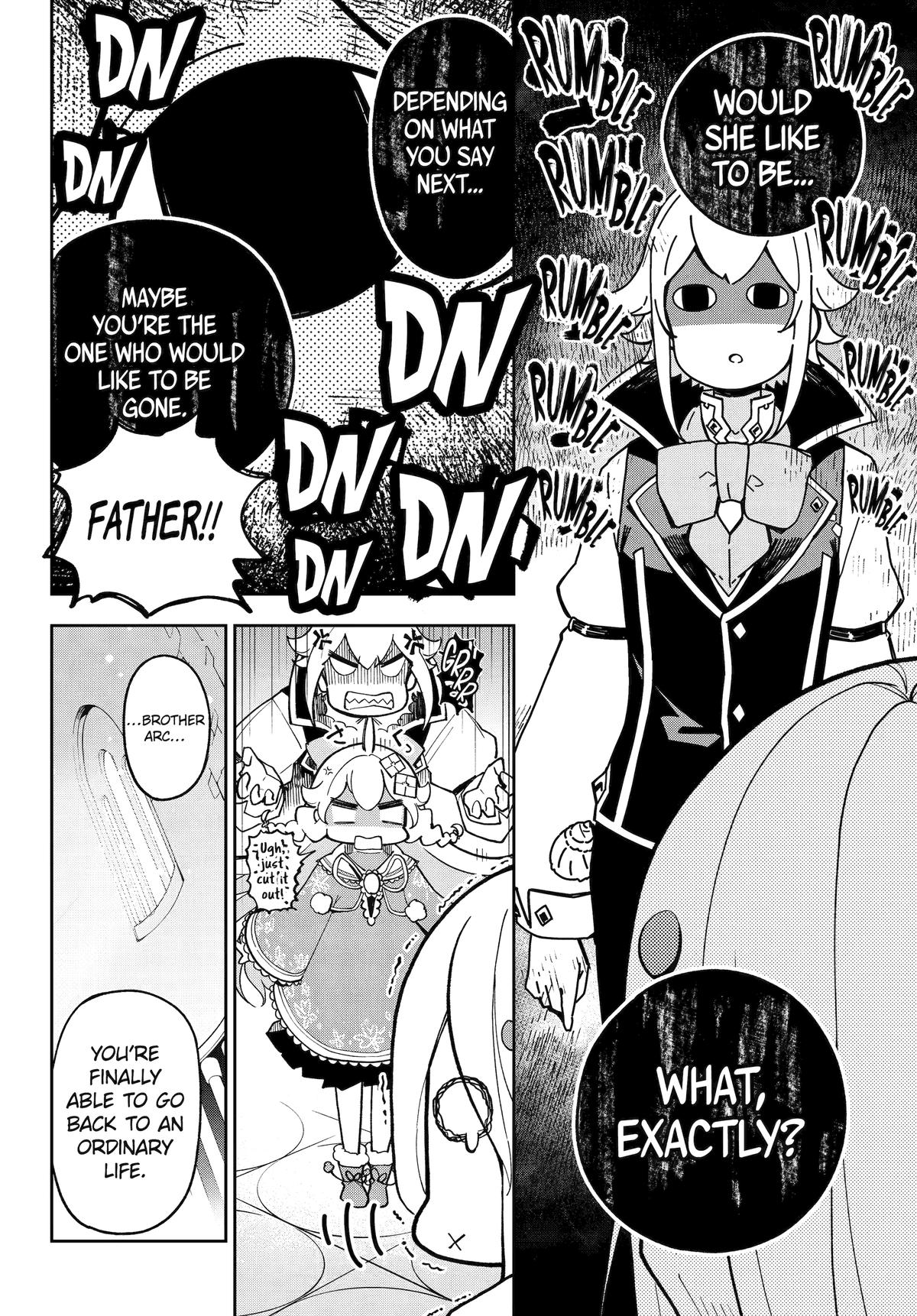 Chichi wa Eiyuu, Haha wa Seirei, Musume no Watashi wa Tenseisha. Chap 69.5 - Next Chap 70.5