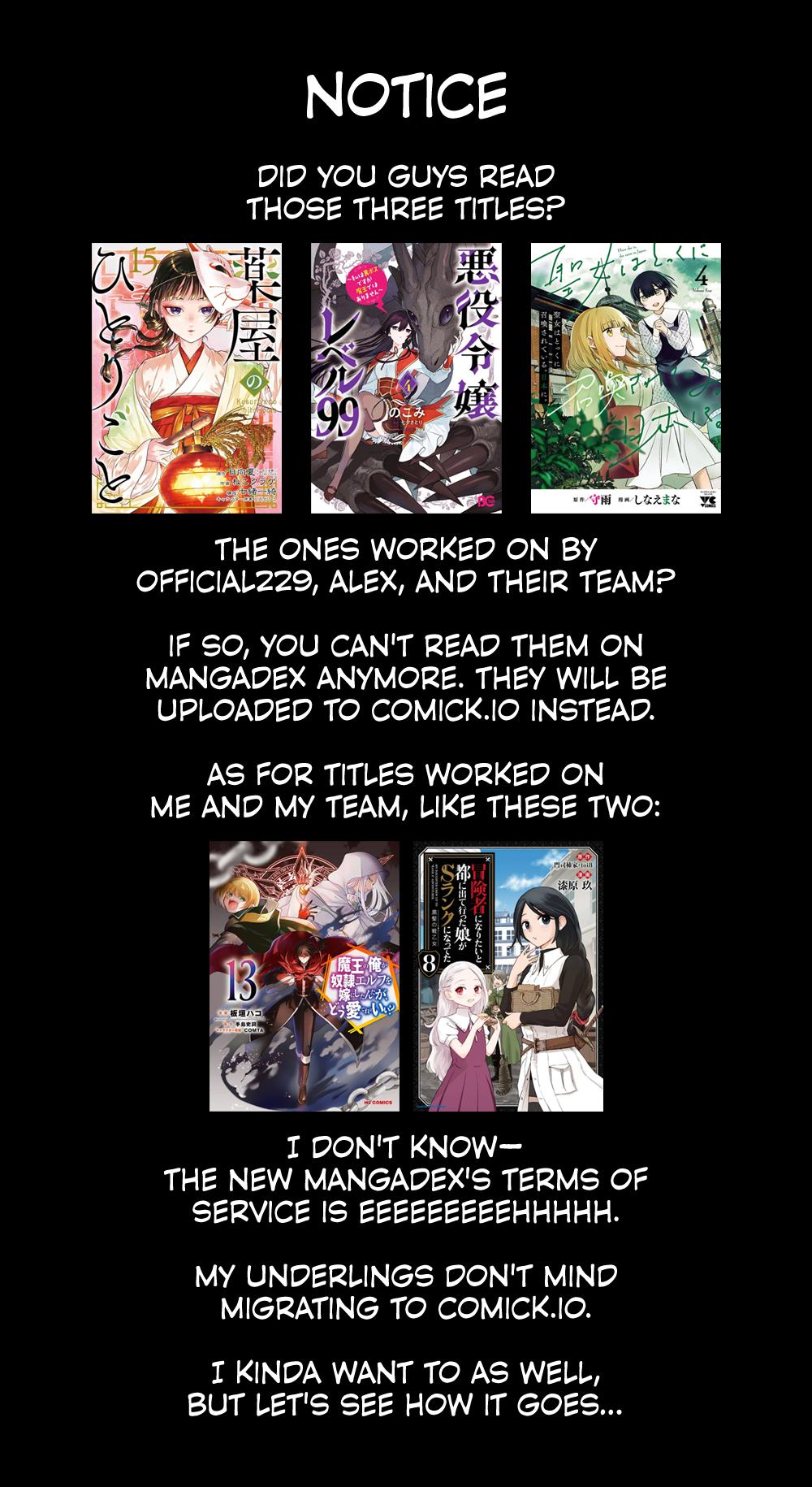 Maou no Ore ga Dorei Elf wo Yome ni Shitanda ga, Dou Medereba Ii? Chap 70 - Next Chap 71