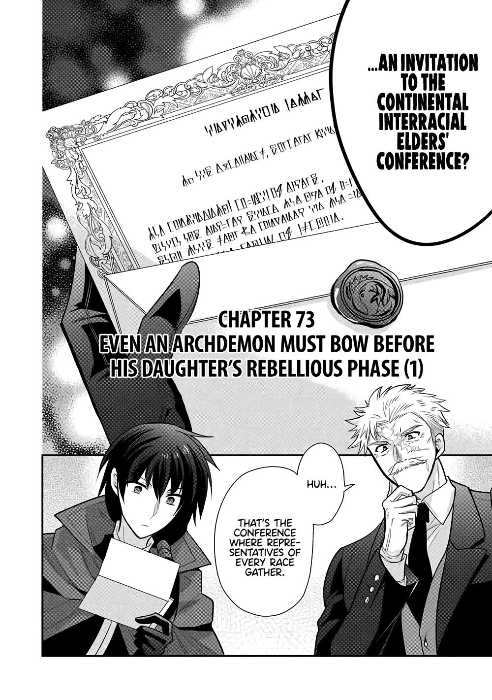 Maou no Ore ga Dorei Elf wo Yome ni Shitanda ga, Dou Medereba Ii? Chap 73 - Next Chap 74