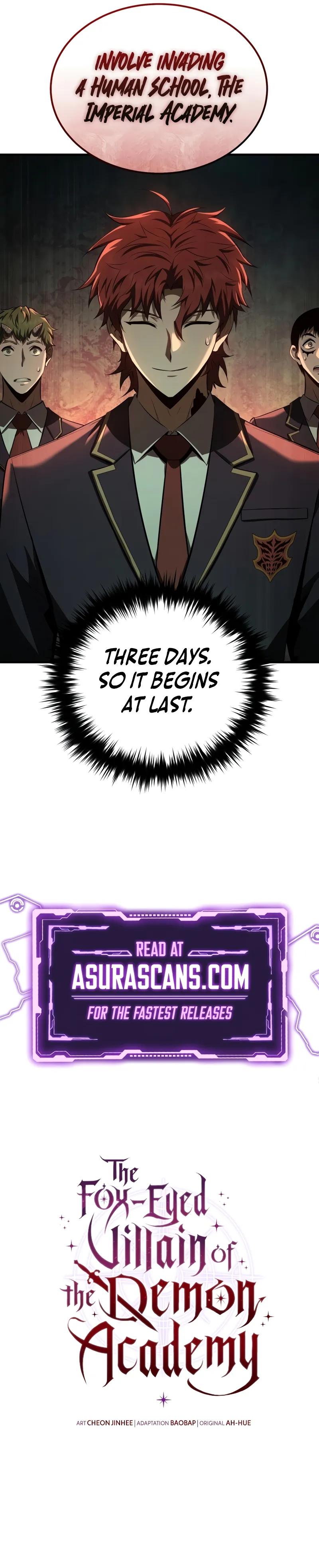 The Fox-Eyed Villain of the Demon Academy Chap 34 - Next Chap 35