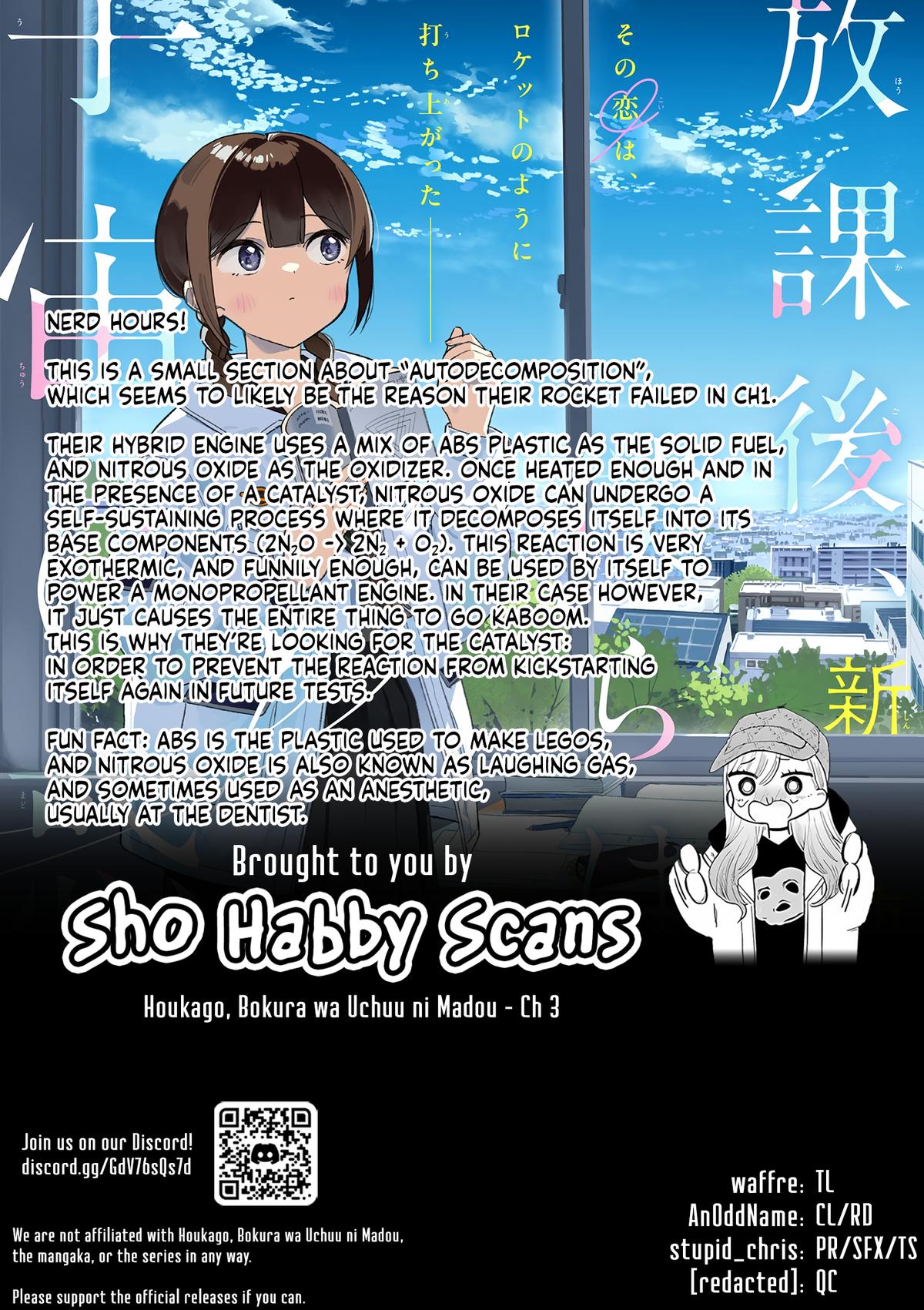 Houkago, Bokura wa Uchuu ni Madou Chap 3 - Next Chap 4