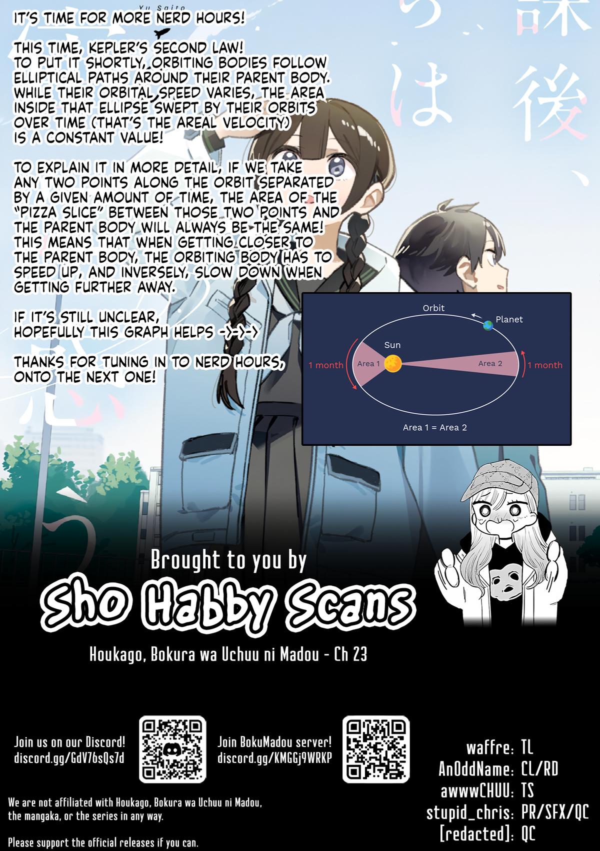 Houkago, Bokura wa Uchuu ni Madou Chap 23 - Next Chap 24