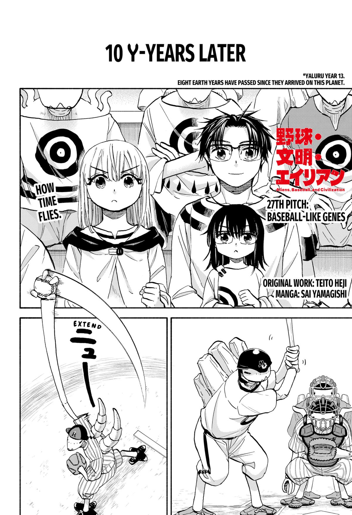 Yakyuu Bunmei Alien Chap 27 - Next Chap 28