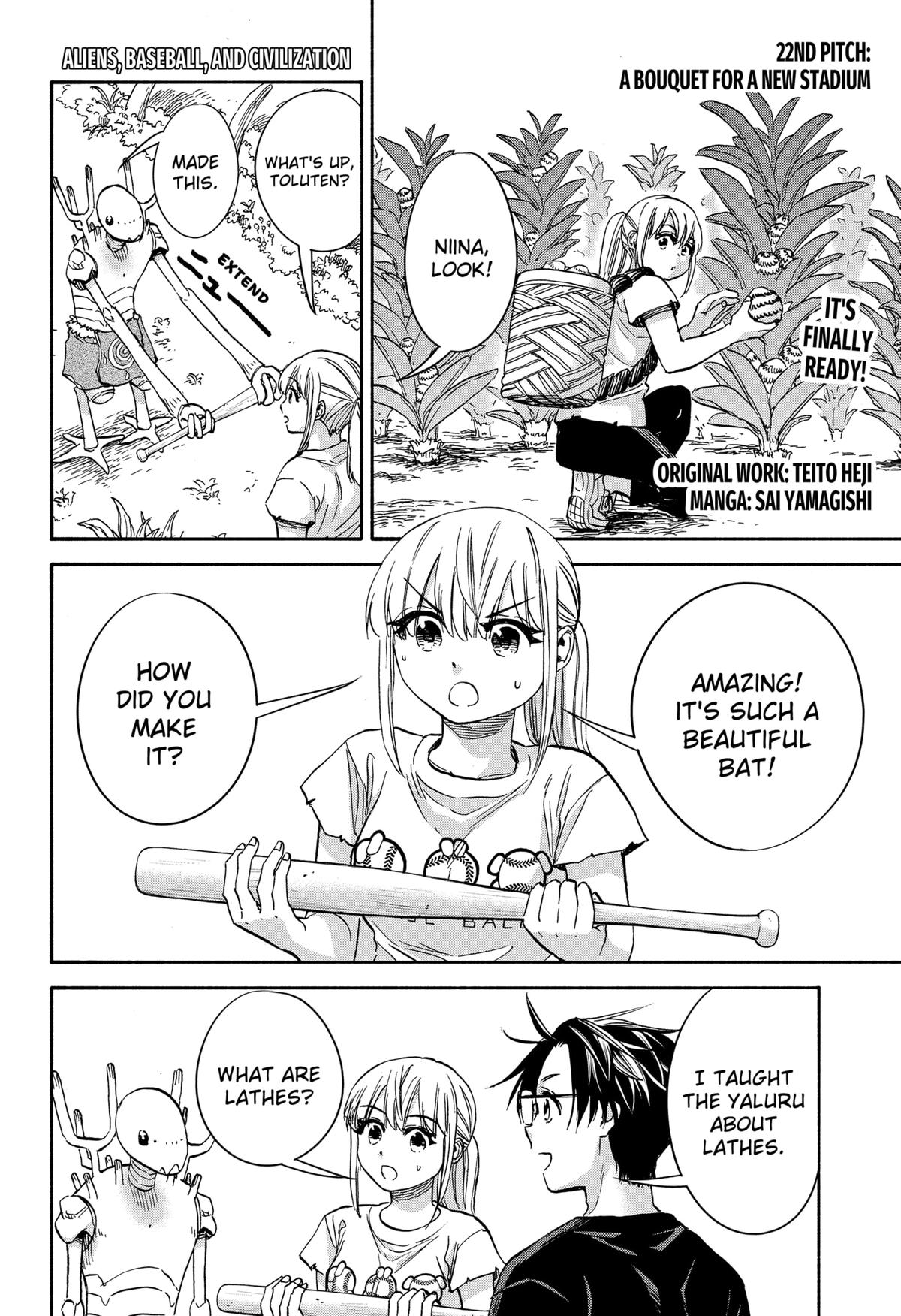 Yakyuu Bunmei Alien Chap 22 - Next Chap 23