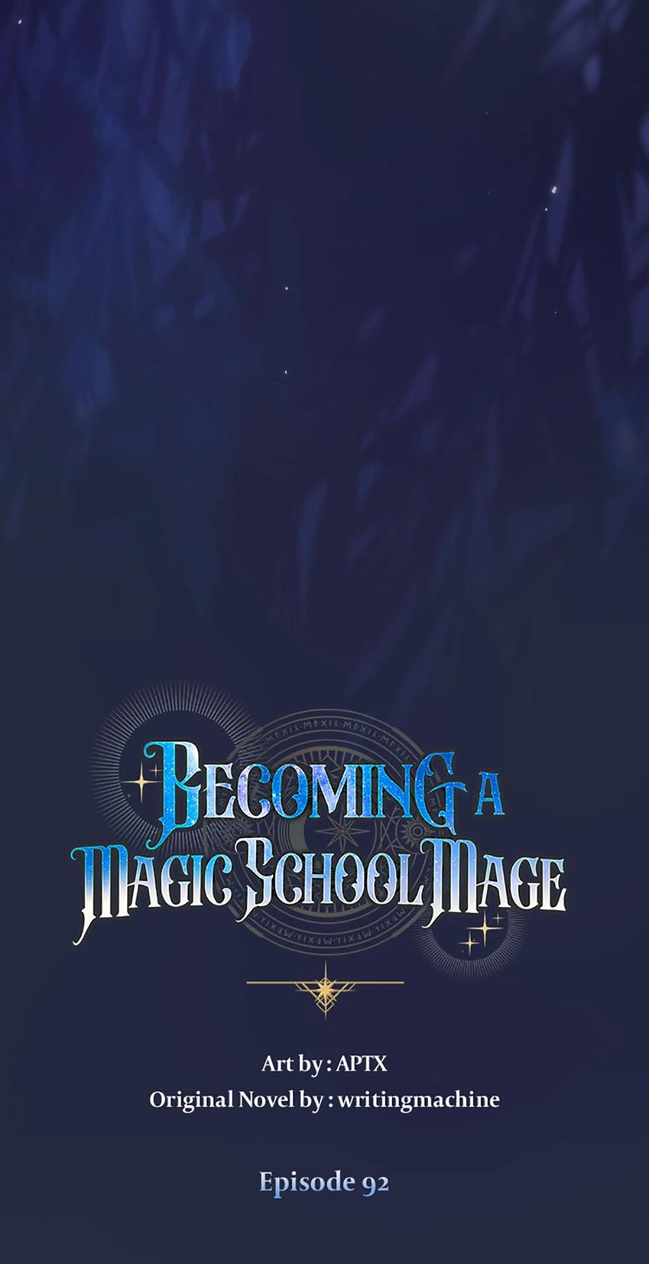 Becoming a Magic School Mage Chap 92 - Next Chap 93