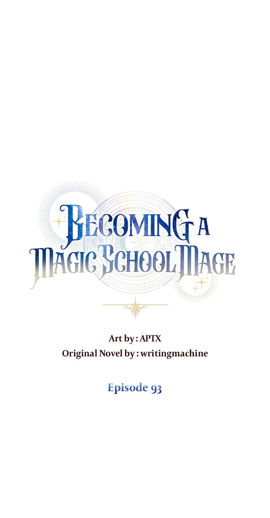 Becoming a Magic School Mage Chap 93 - Next Chap 94