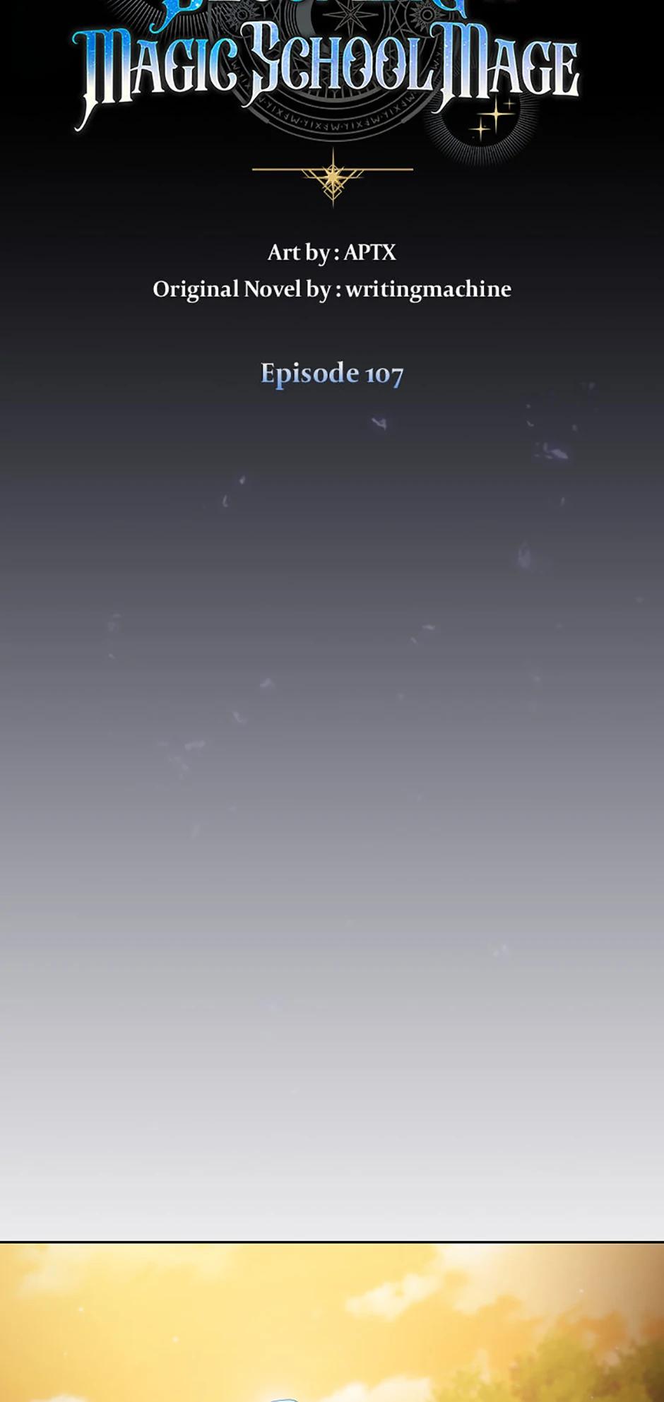 Becoming a Magic School Mage Chap 107 - Next Chap 108