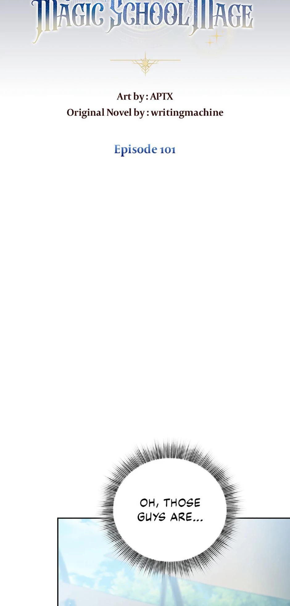 Becoming a Magic School Mage Chap 101 - Next Chap 102