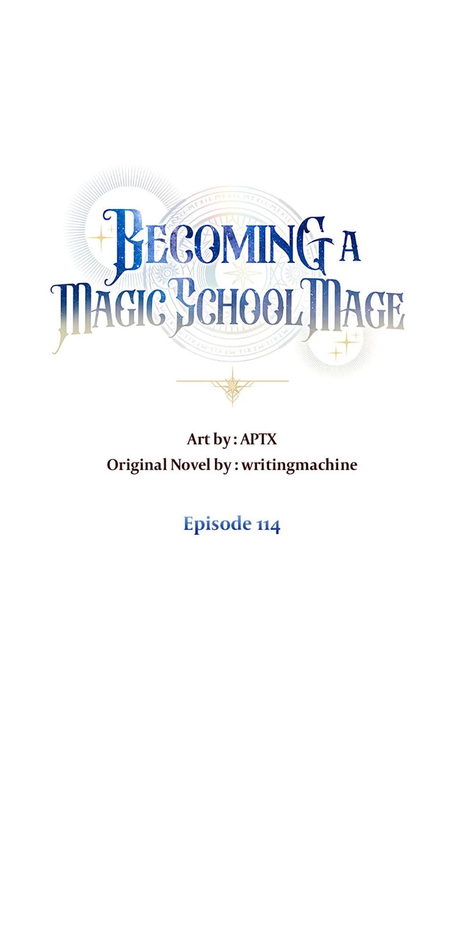 Becoming a Magic School Mage Chap 114 - Next Chap 115