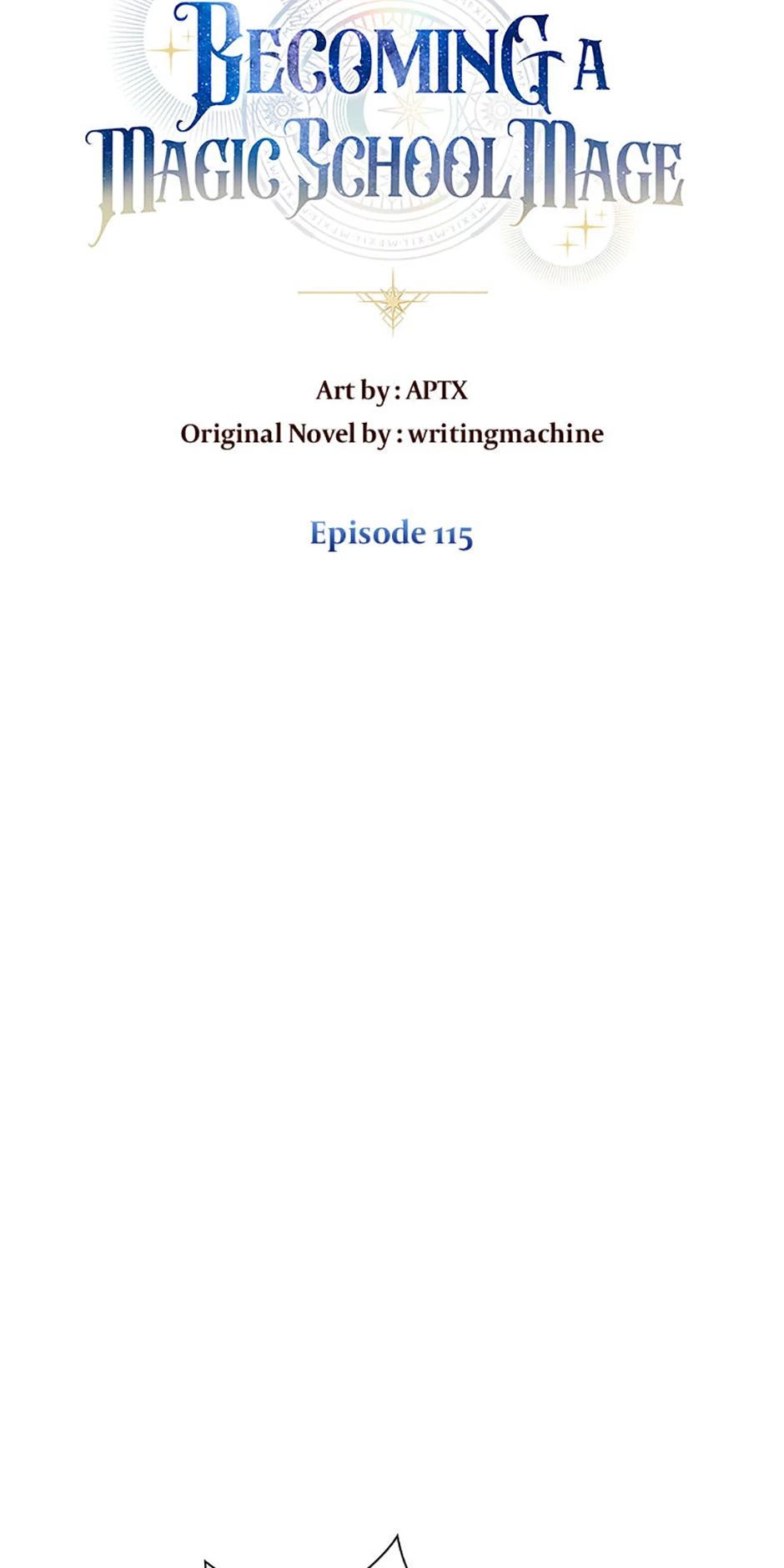 Becoming a Magic School Mage Chap 115 - Next Chap 116