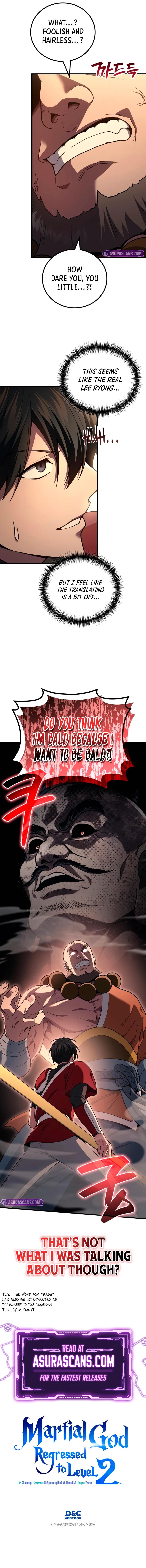 The Martial God Who Regressed Back to Level 2 Chap 109 - Next Chap 110