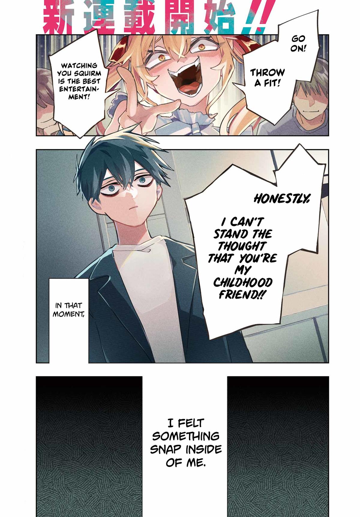 Anta to Osananajimi tte dake demo Iya nanoni! Zekkou kara Hajimaru S-kyuu Bishoujo to no Gakuen Nariagari Seikatsu Chap 1 - Next Chap 2